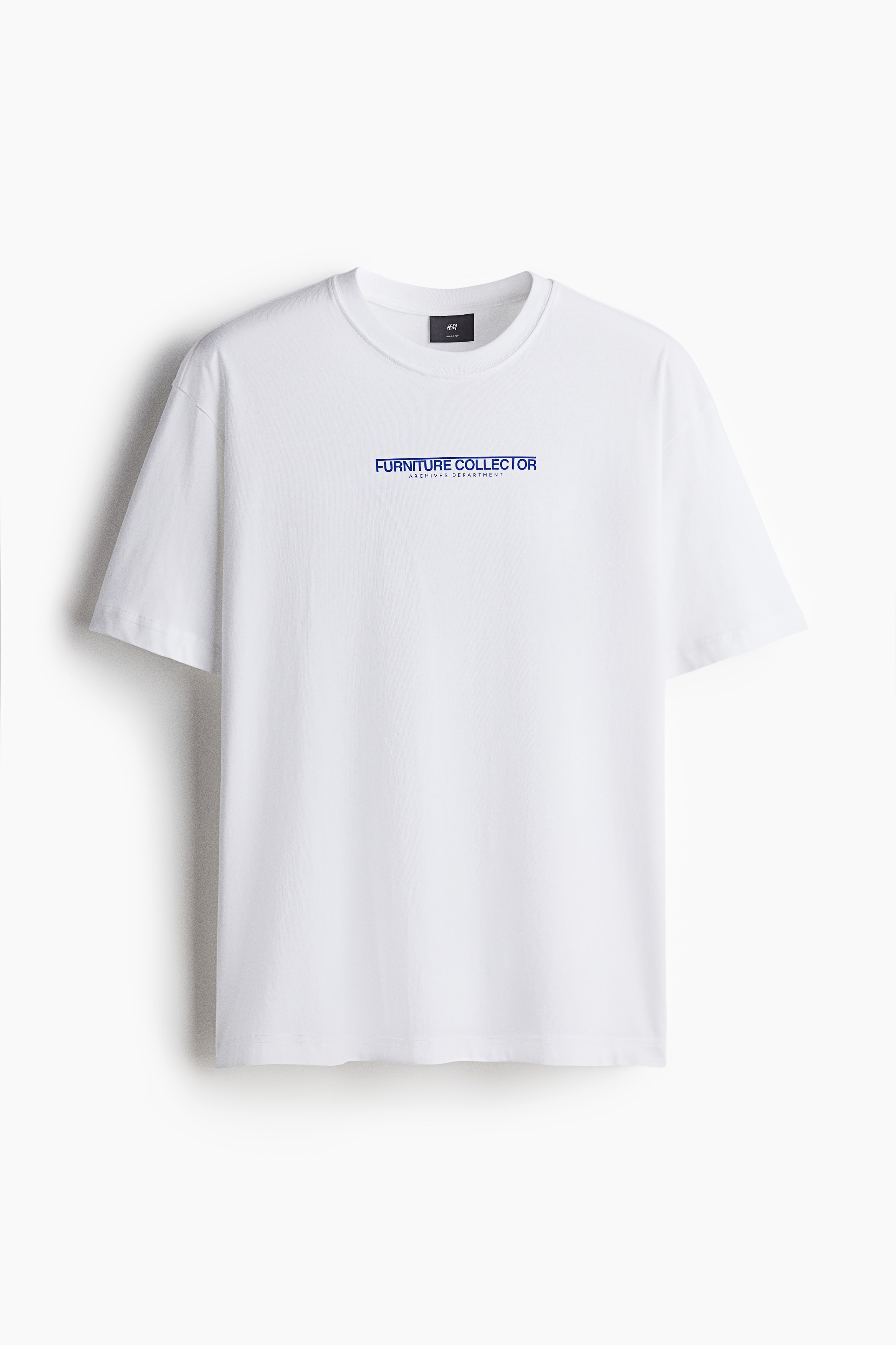 ルーズフィット プリントTシャツ - ホワイト／Mortazza - Men | H&M JP