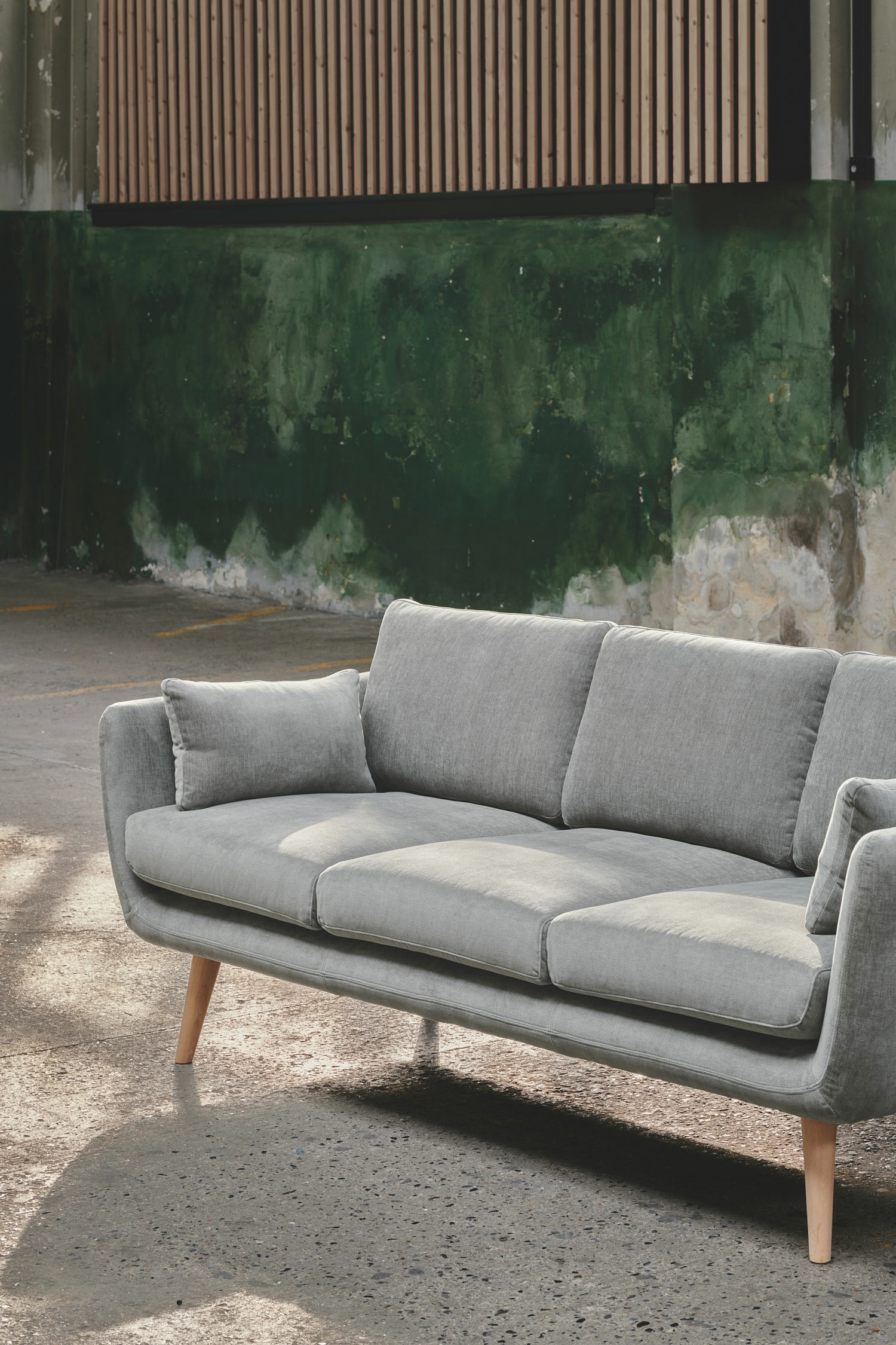 Sigrid 3-sitzer Sofa - Planet Grey Green