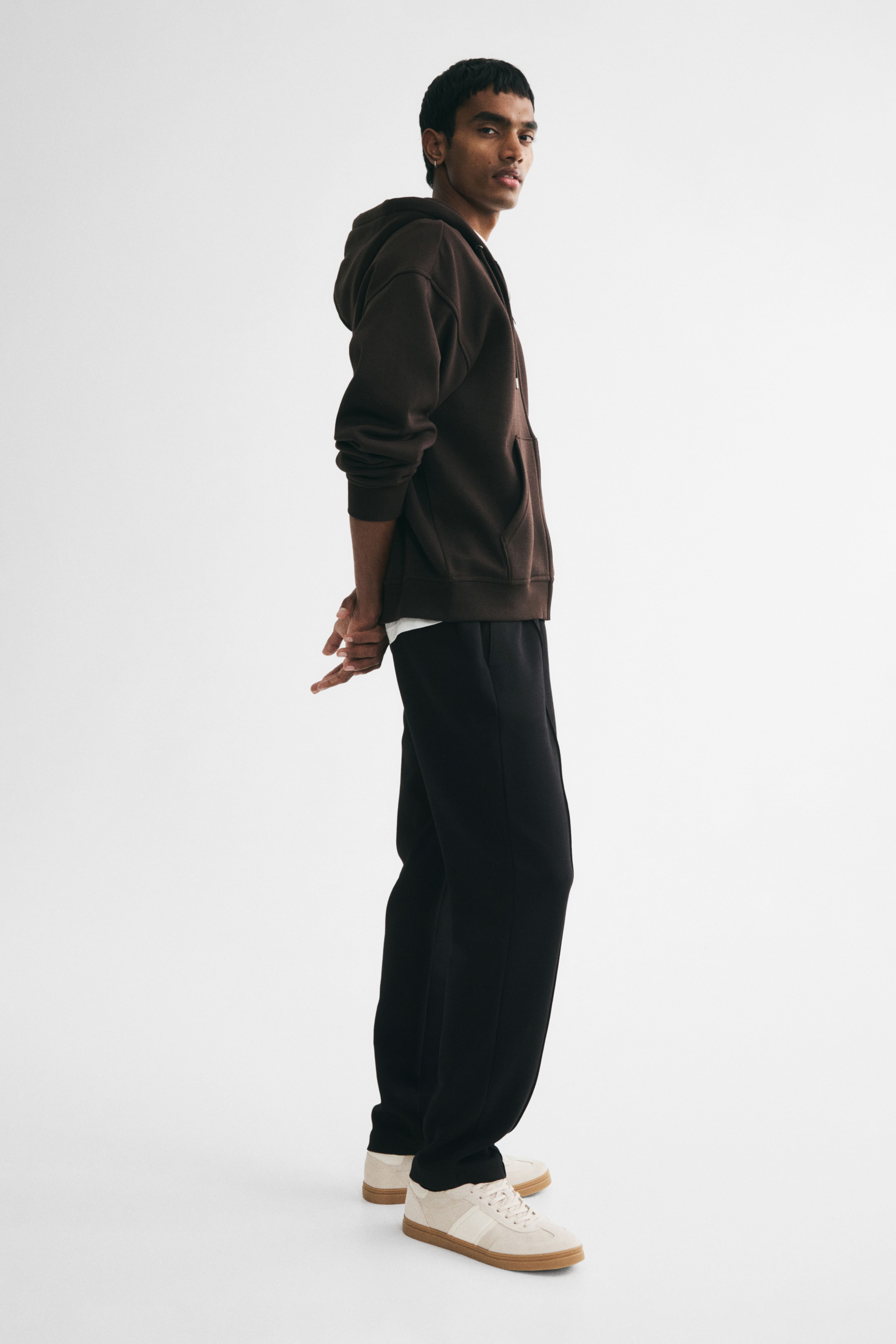 Regular-Fit Interlock Crease-Front Joggers