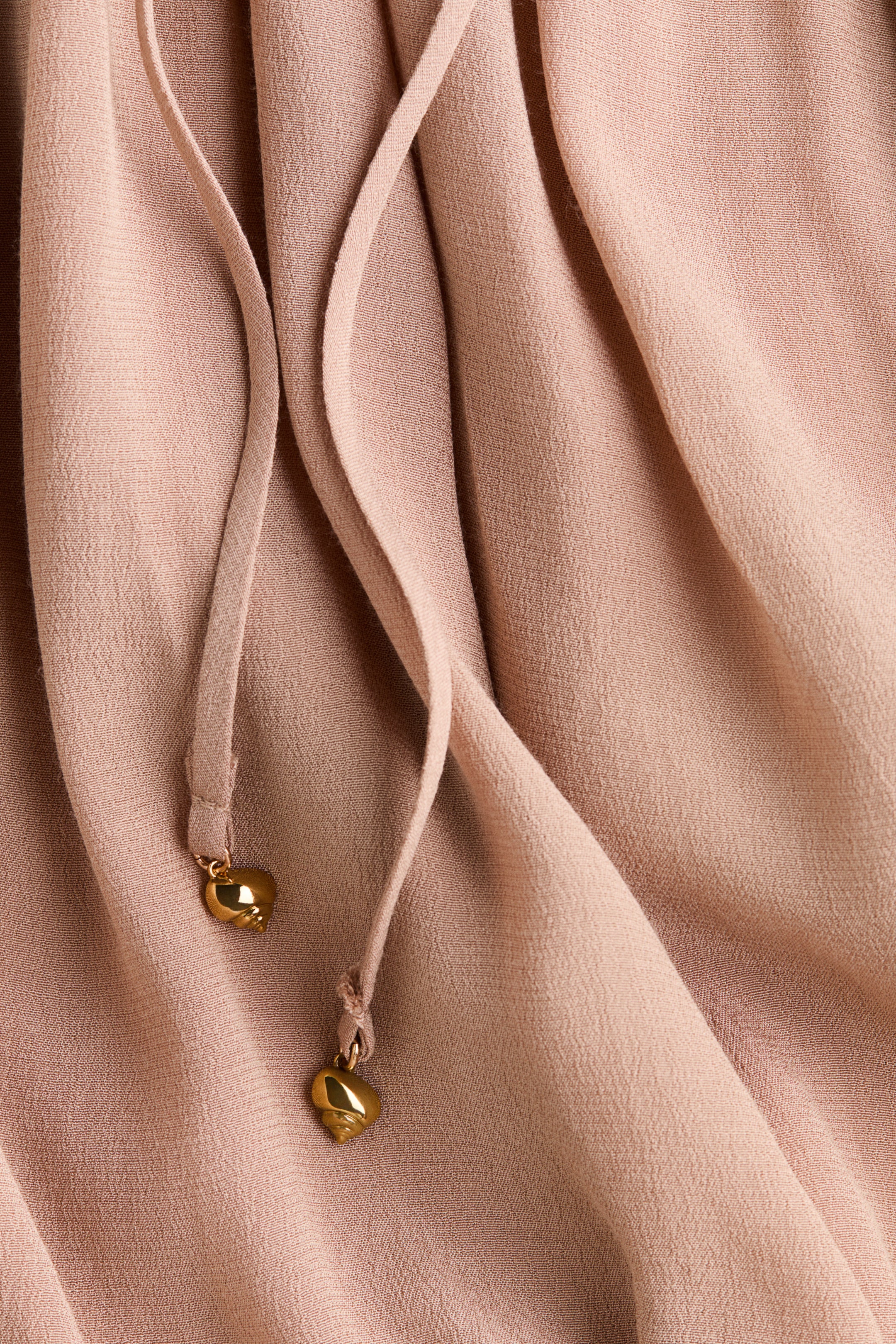 Oversized Bubble-Hem Blouse