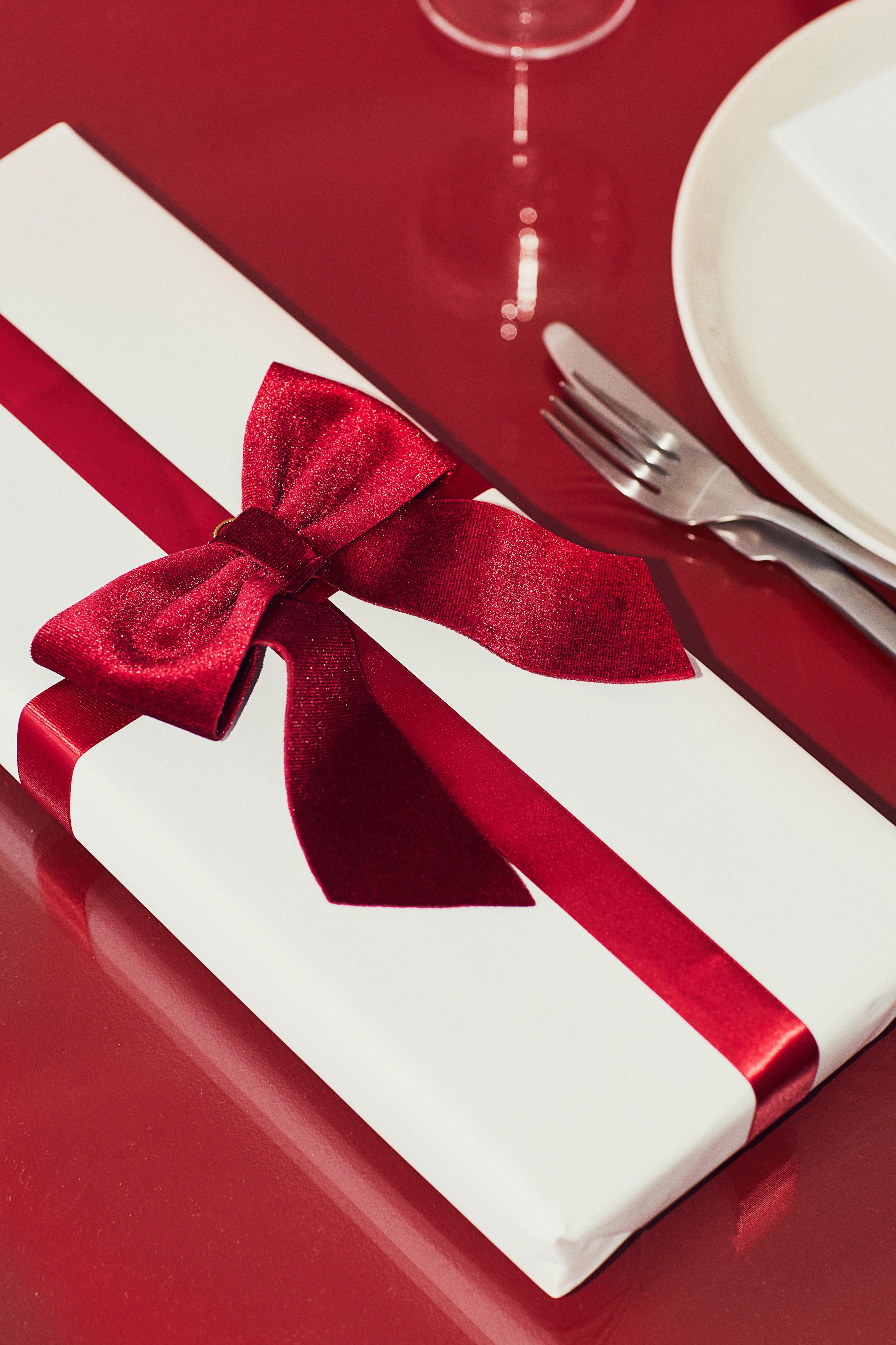 クリスマスツリーデコレーション - レッド／リボン - Home All | H&M JP