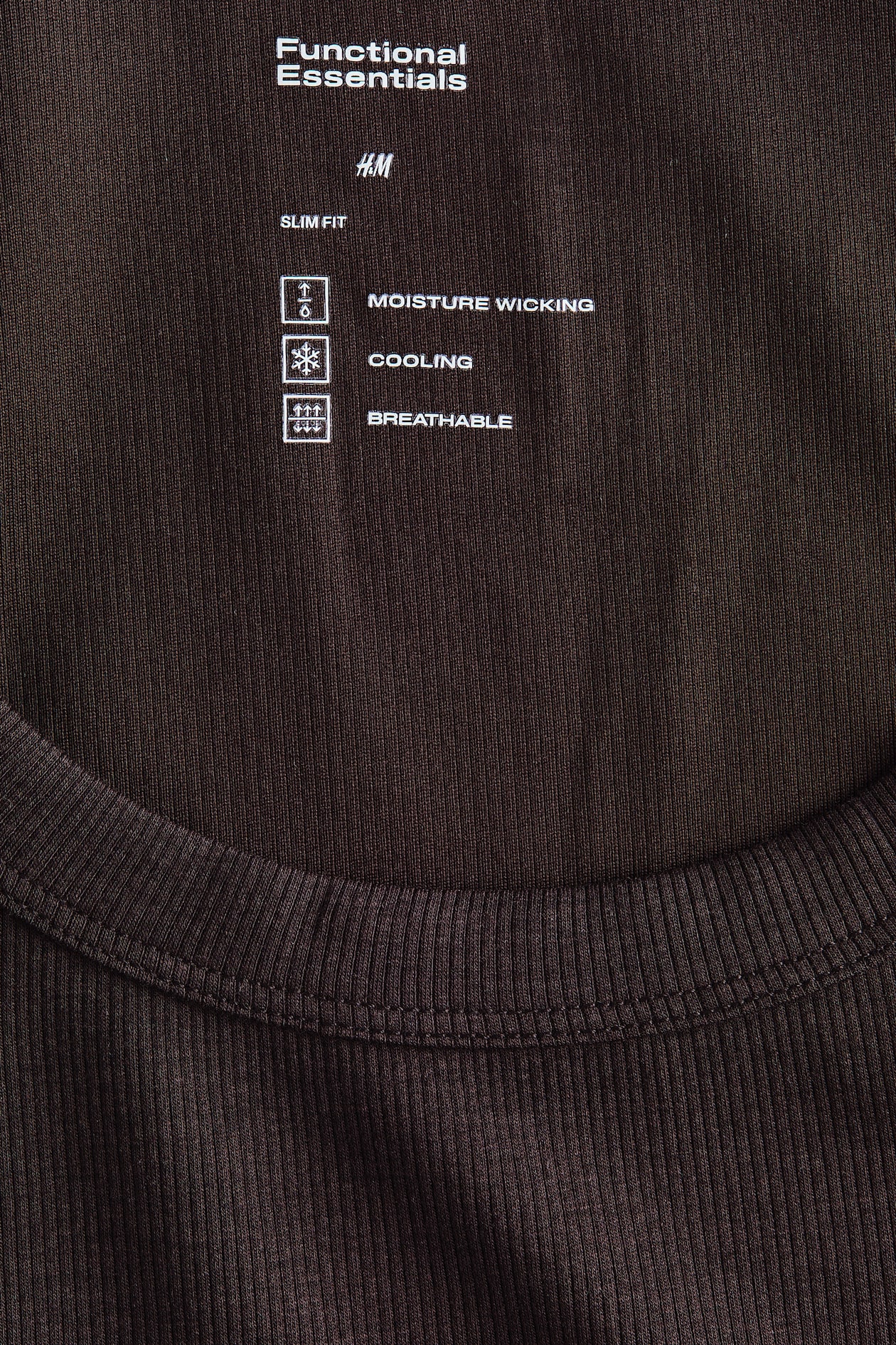 Cooling Slim-Fit Ribbed Tank Top - image 4
