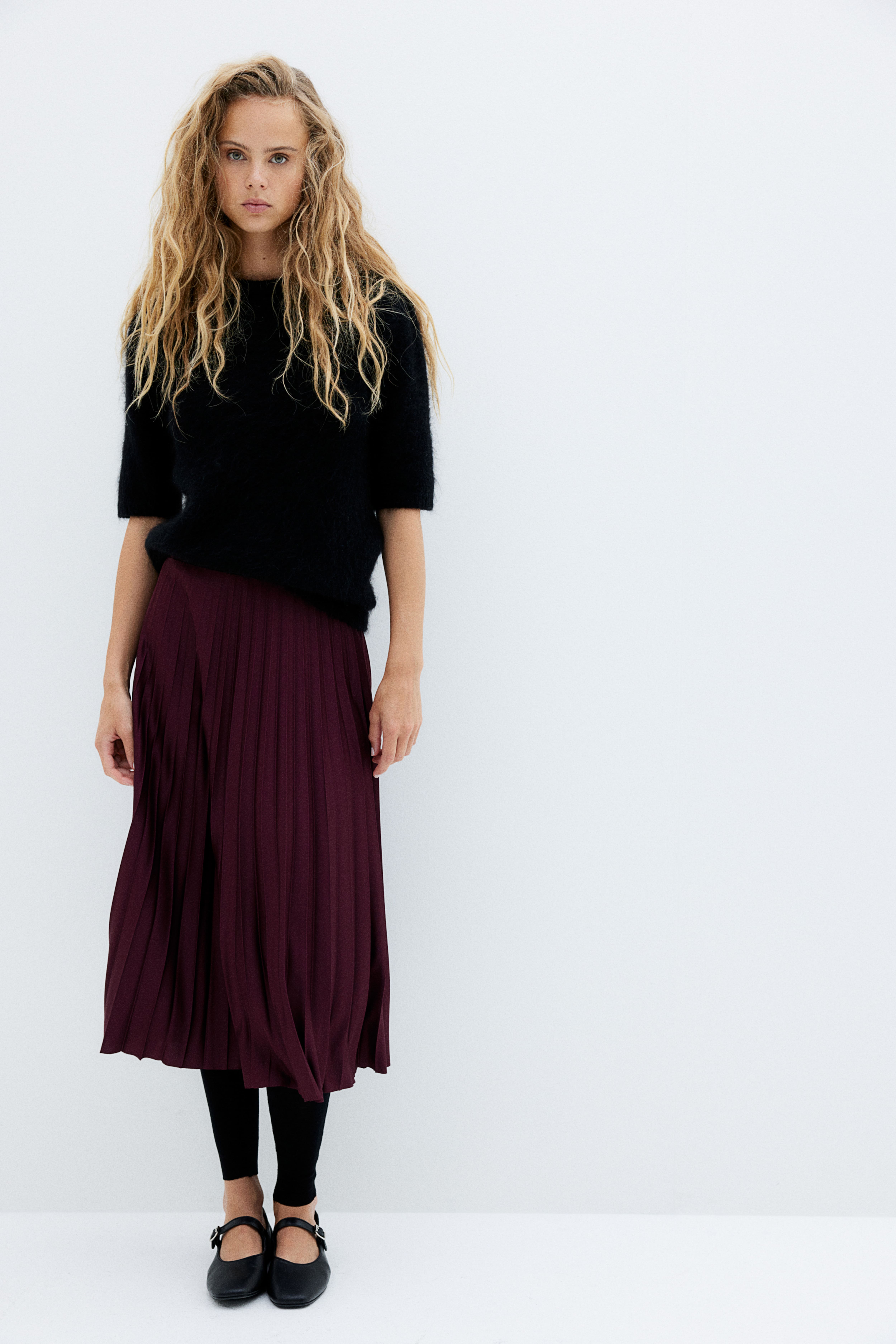 Pleated skirt