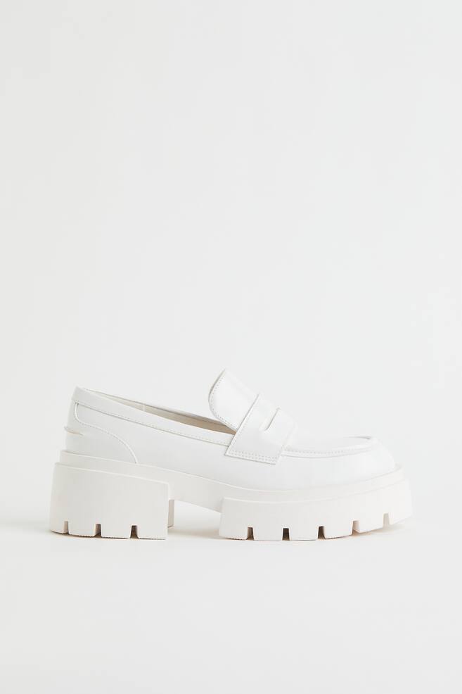Chunky loafers - White - 1