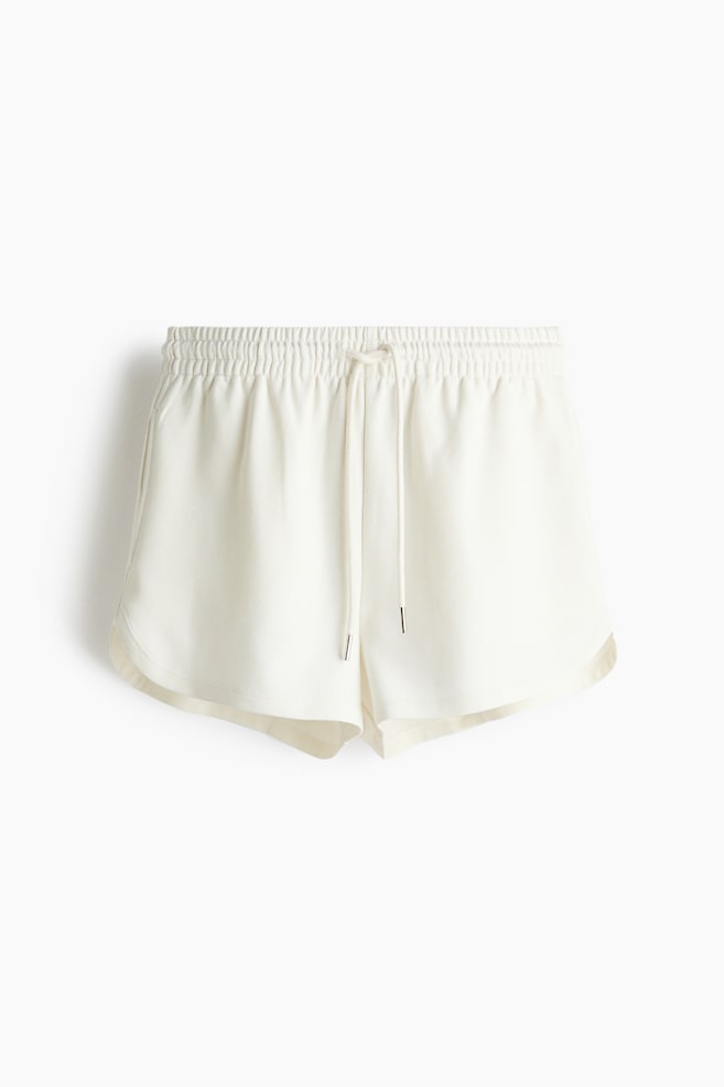 Sweatshorts - White/Light gray melange/Burgundy/Blue/Dark dusty pink/Black/Peach pink/Dark blue/Light beige melange/Light yellow - 1