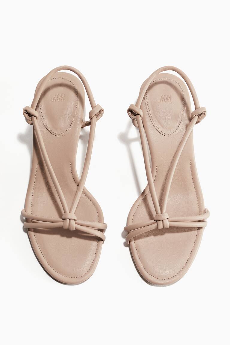 Heeled strappy sandals