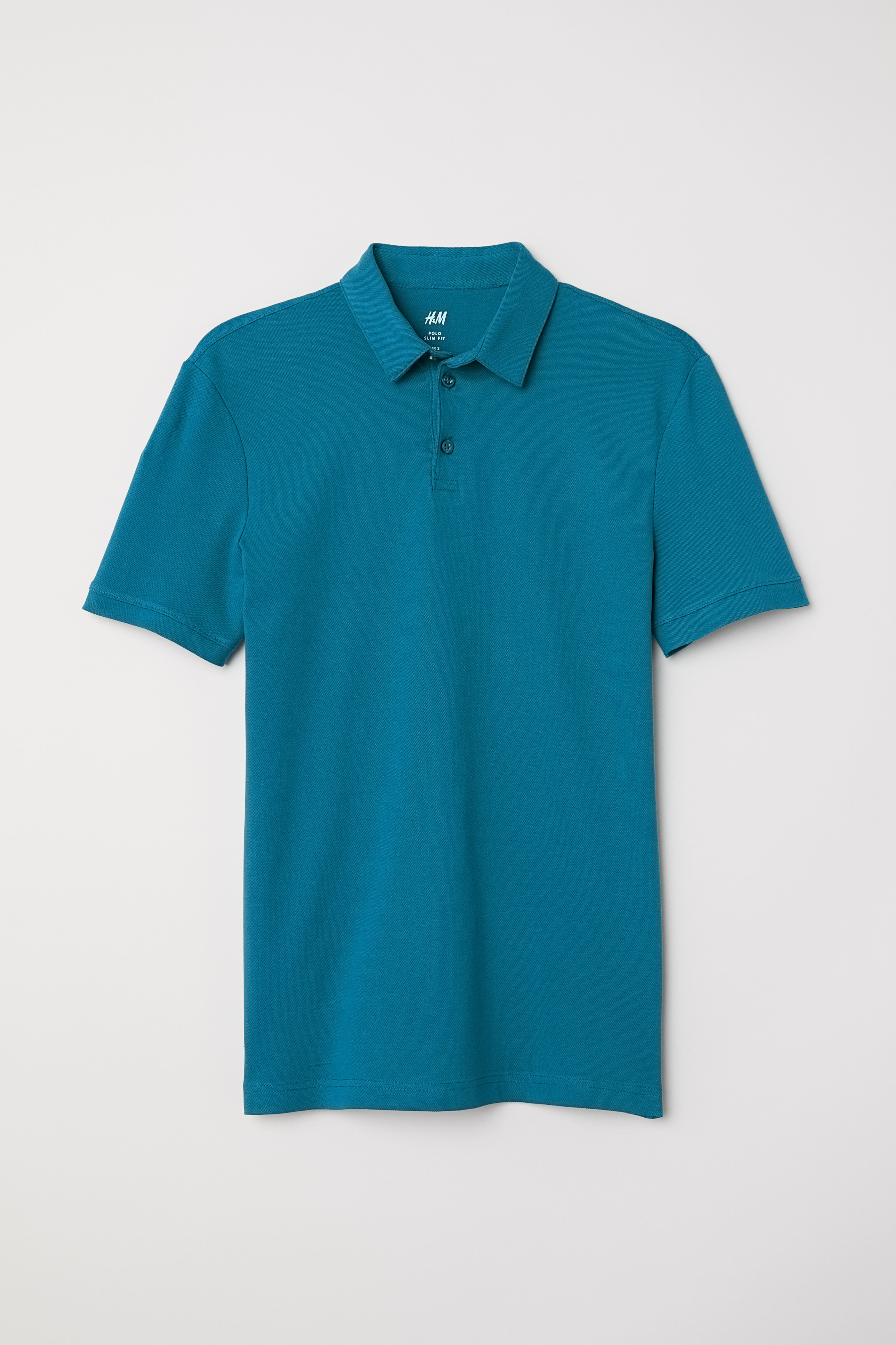 Polo shirt slim fit h&m best sale