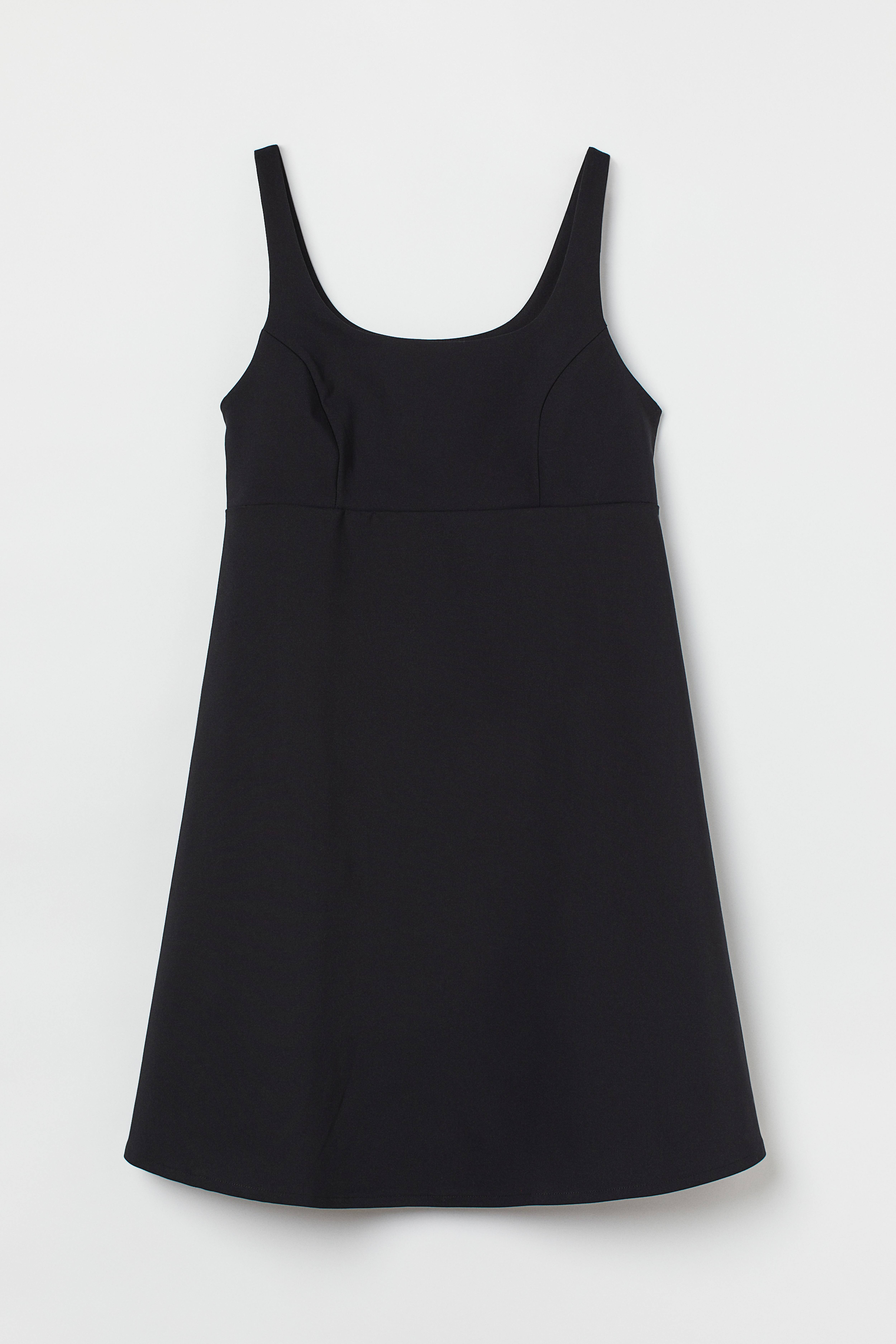 H&m black pinafore hotsell