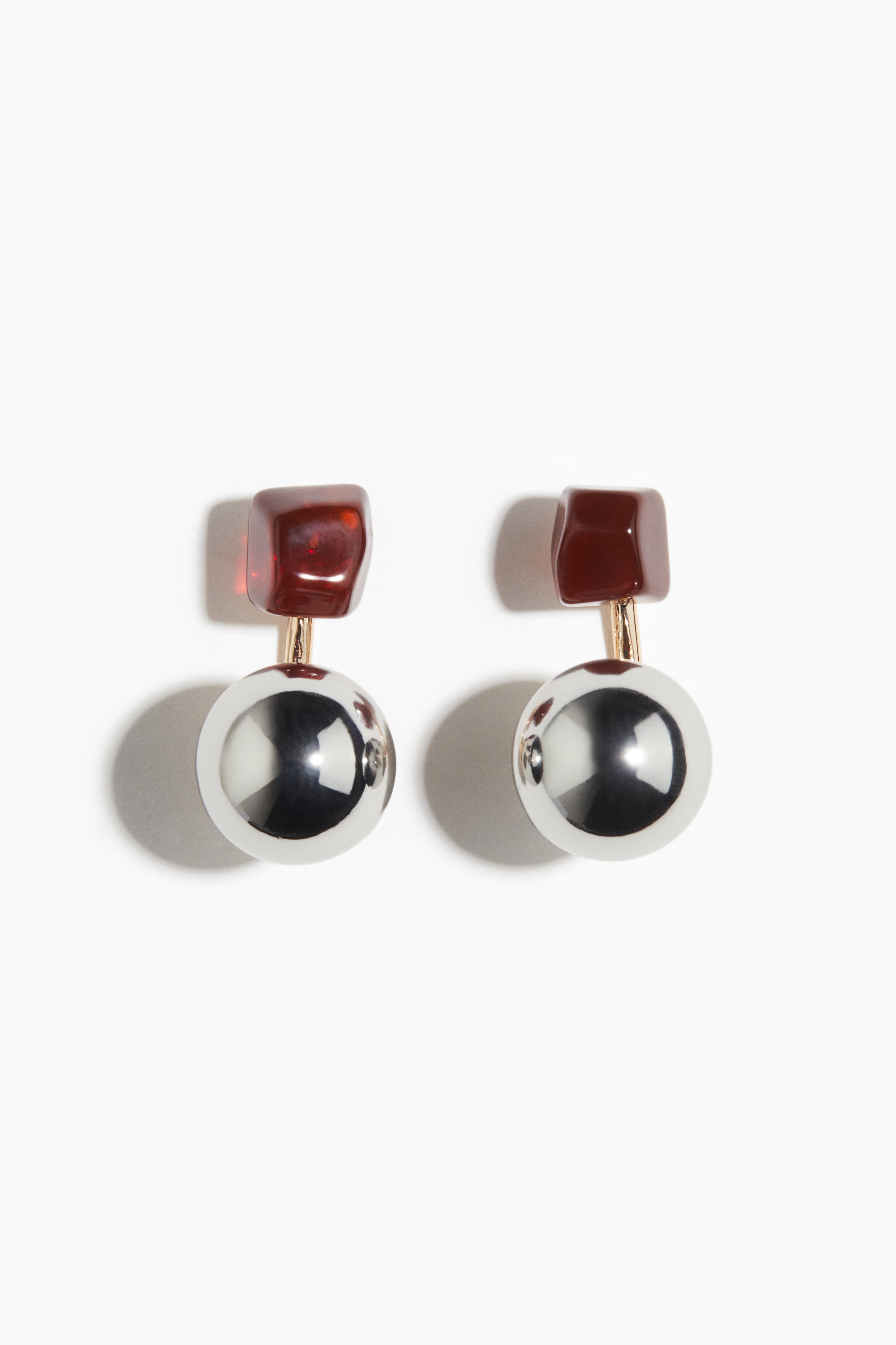 Sphere-Detail Front-Back Earrings from H&M - $12.99