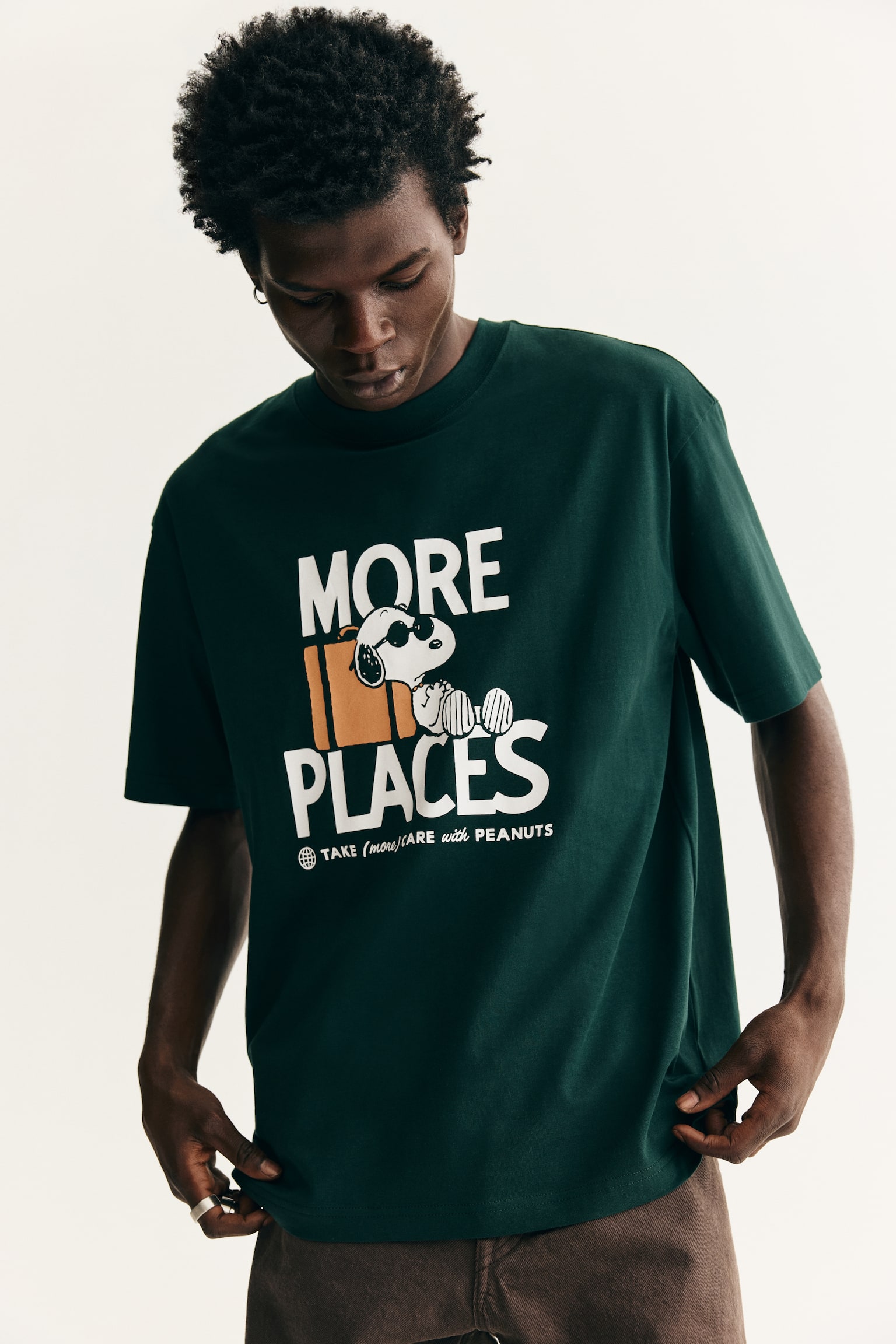 Áo thun Loose Fit - Màu xanh lá đậm/Snoopy/Màu trắng/Reservoir Dogs/Màu trắng/Oasis/Màu trắng/NASCAR/Màu trắng/Snoopy/Màu trắng/Claude Monet/Màu đen/Pink Floyd/Màu trắng/Pulp Fiction/Màu đen/Oasis/Màu trắng/Keith Haring - 4