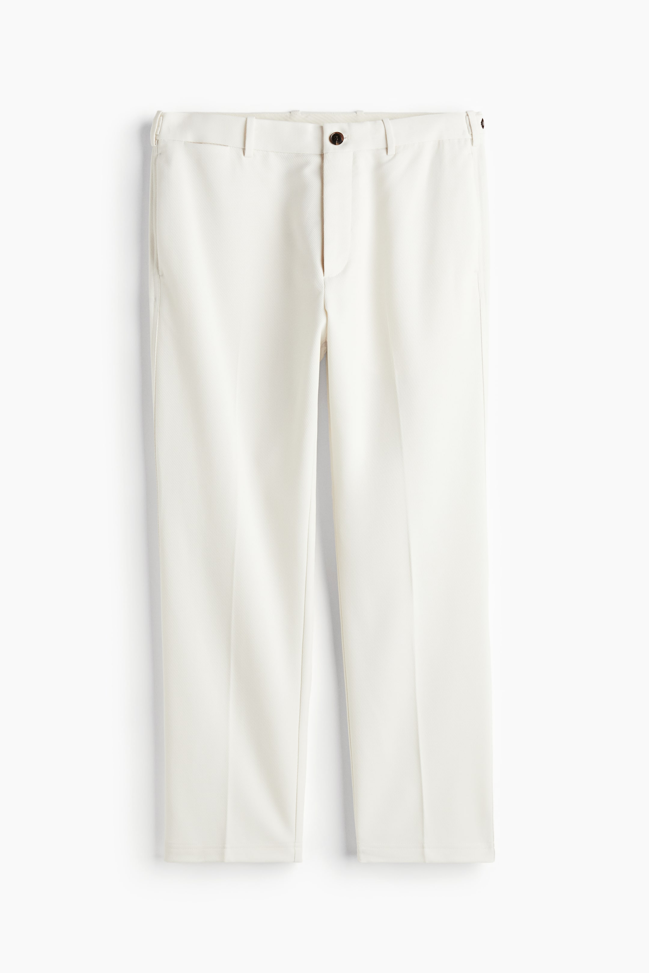 Regular Fit Cropped trousers - Cream - Men | H&M GB 5