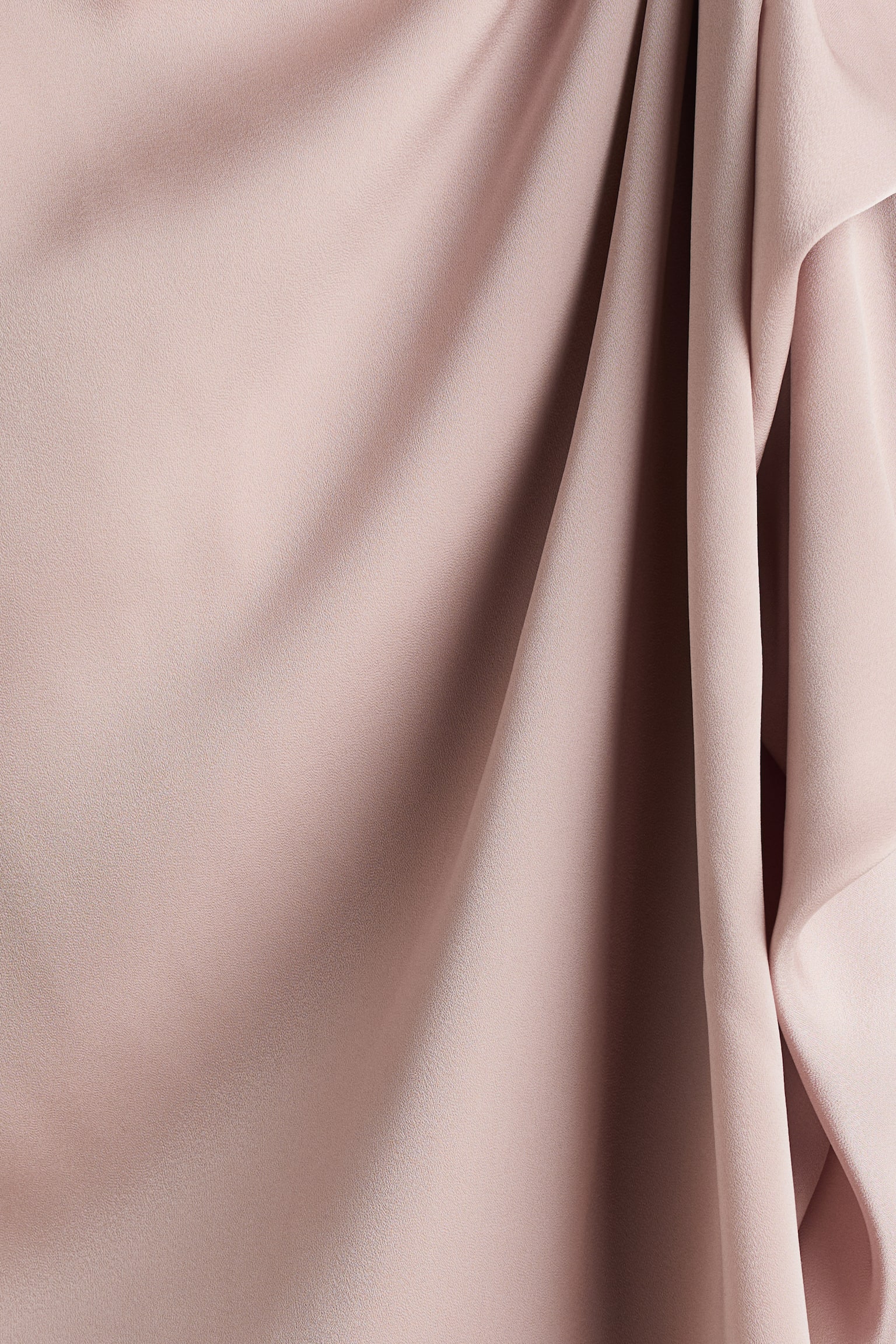 Řasený top - Tlumená růžová - 7