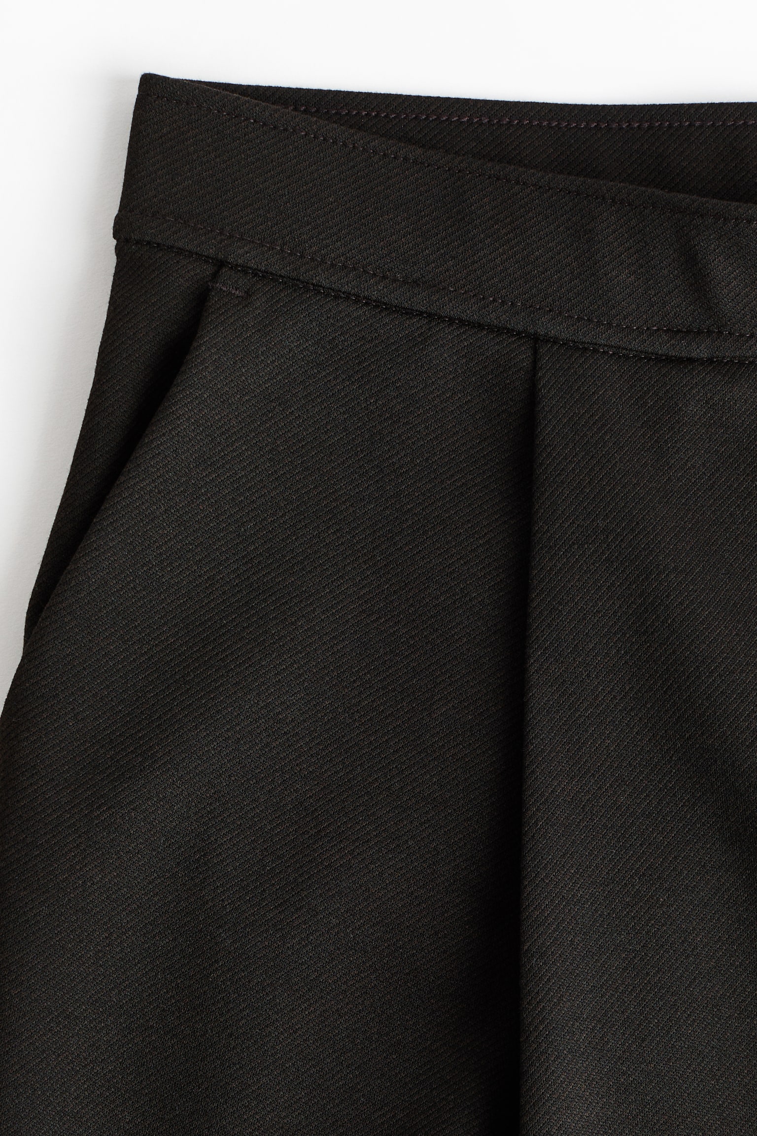 Wide trousers - Dark brown/Black/Dark grey marl/Pinstriped/Dark brown - 5