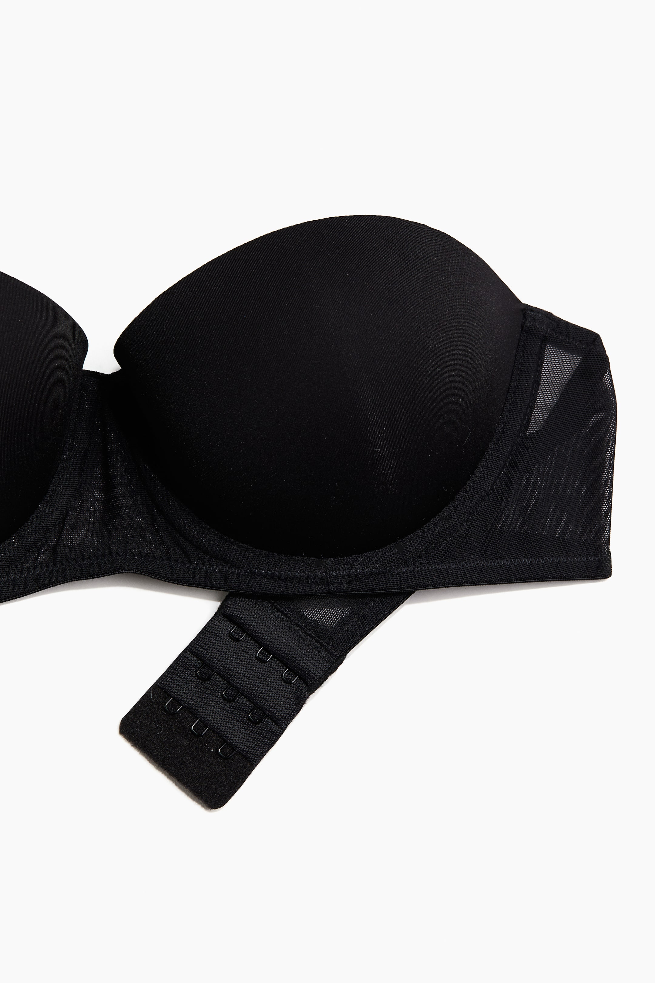 Padded Microfiber Balconette Bra - Black - Ladies | H&M US