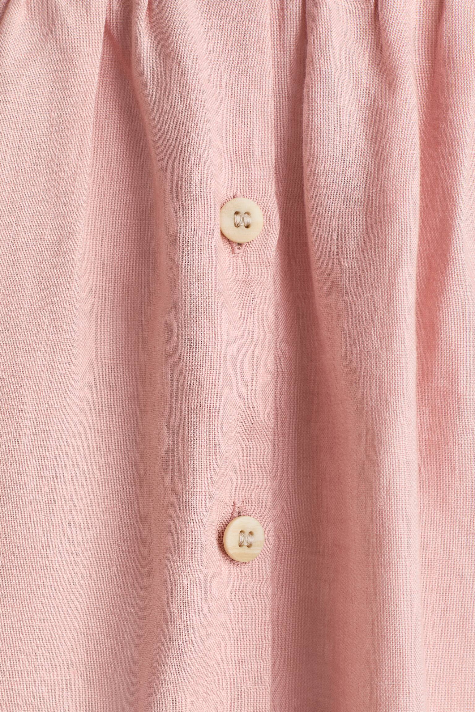 Linen dress - Light pink - 2