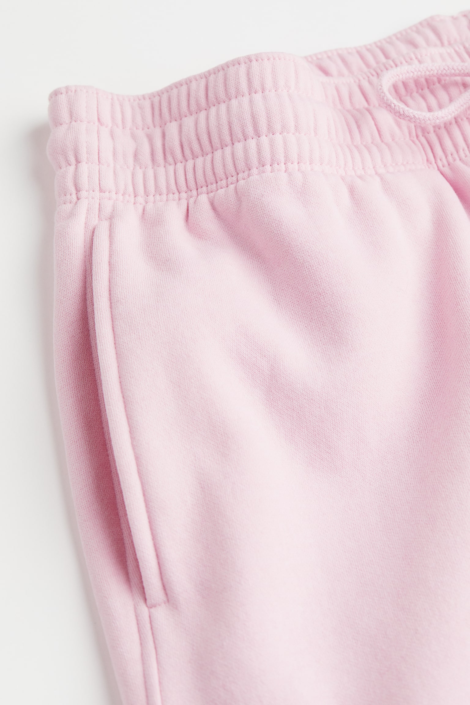 Quần nỉ cotton pha - Màu hồng nhạt/Màu xám nhạt đốm - 2