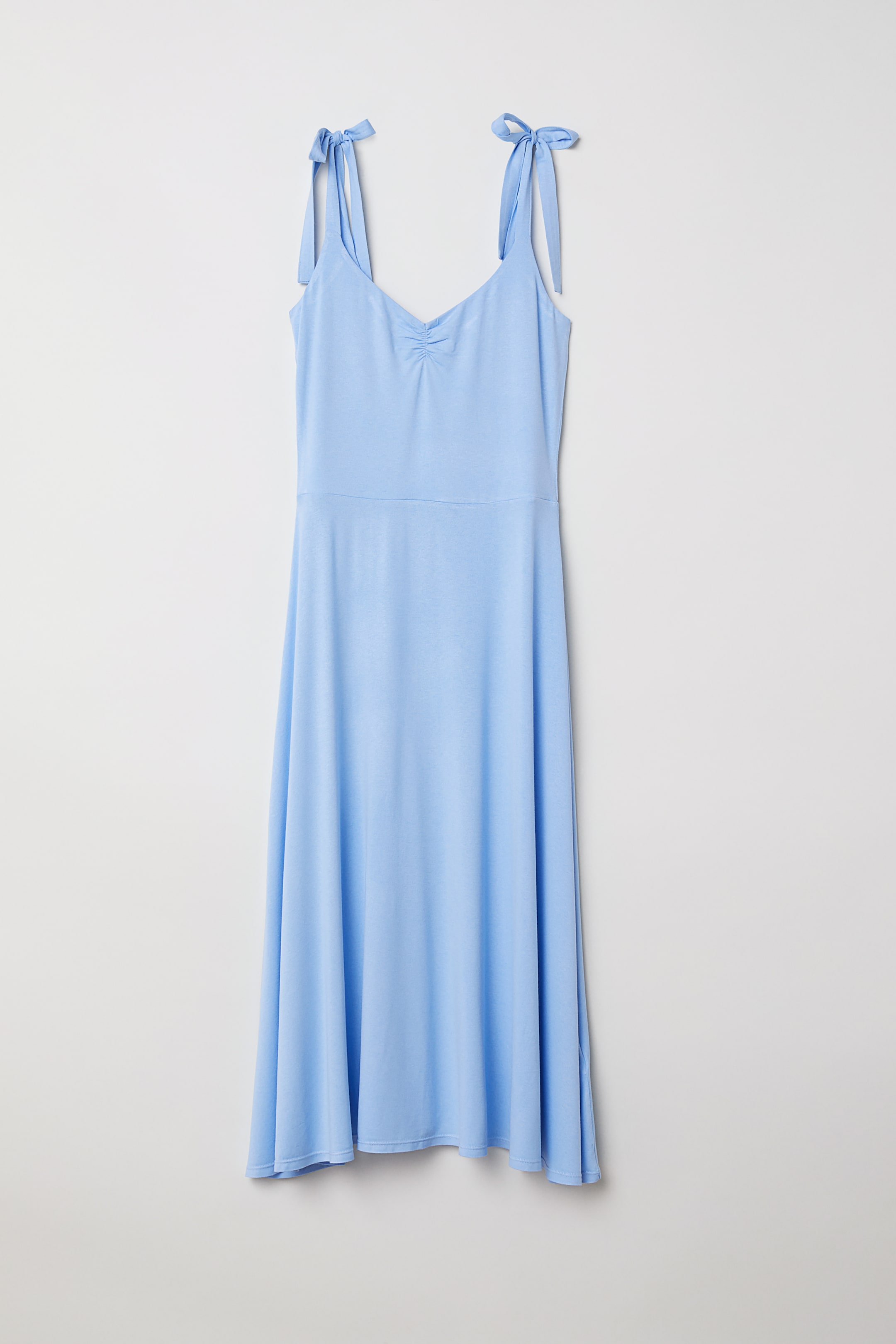 Sleeveless jersey dress - Sleeveless - Light blue - Ladies | H&M GB