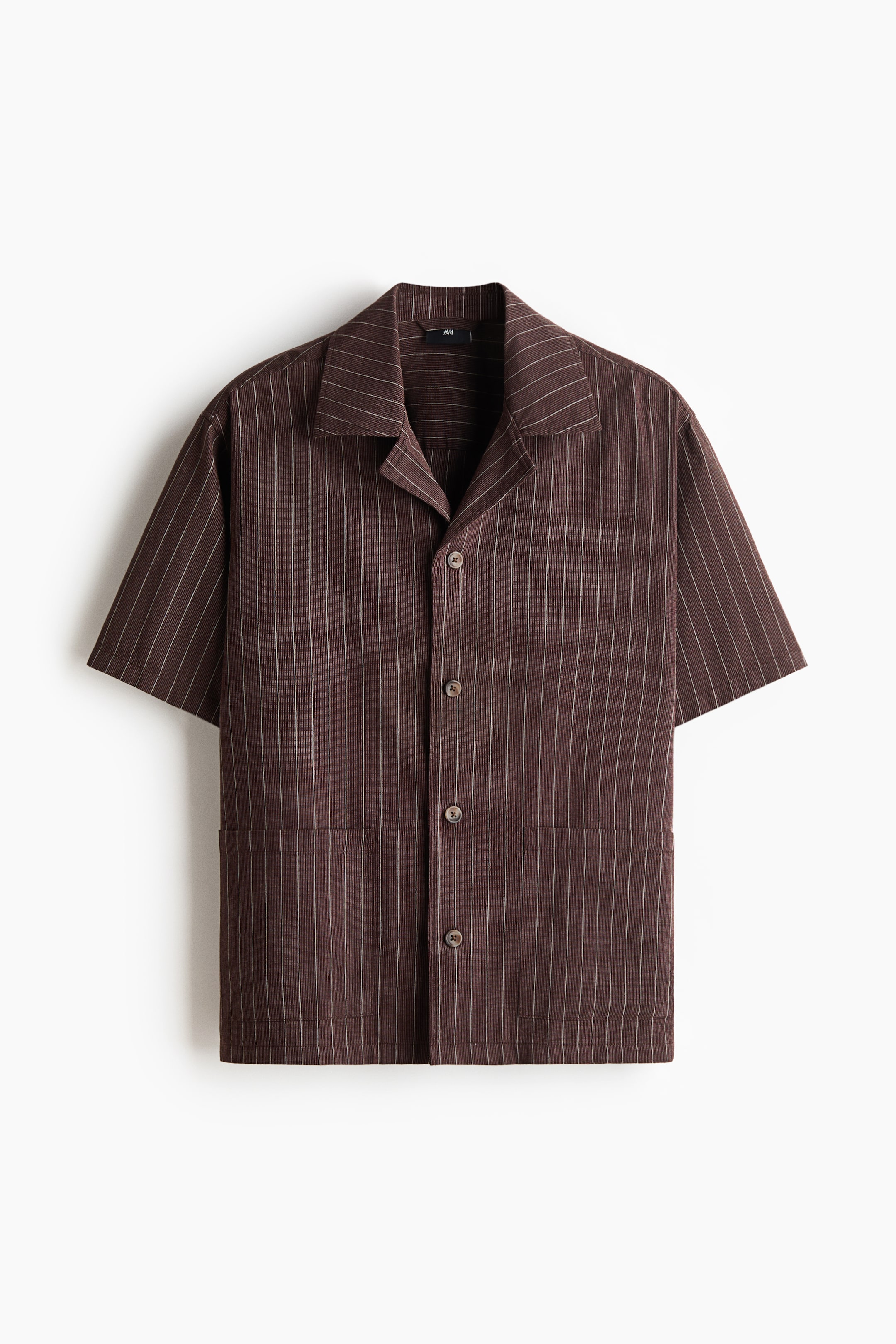 Linen-Blend Resort Shirt and Shorts Set