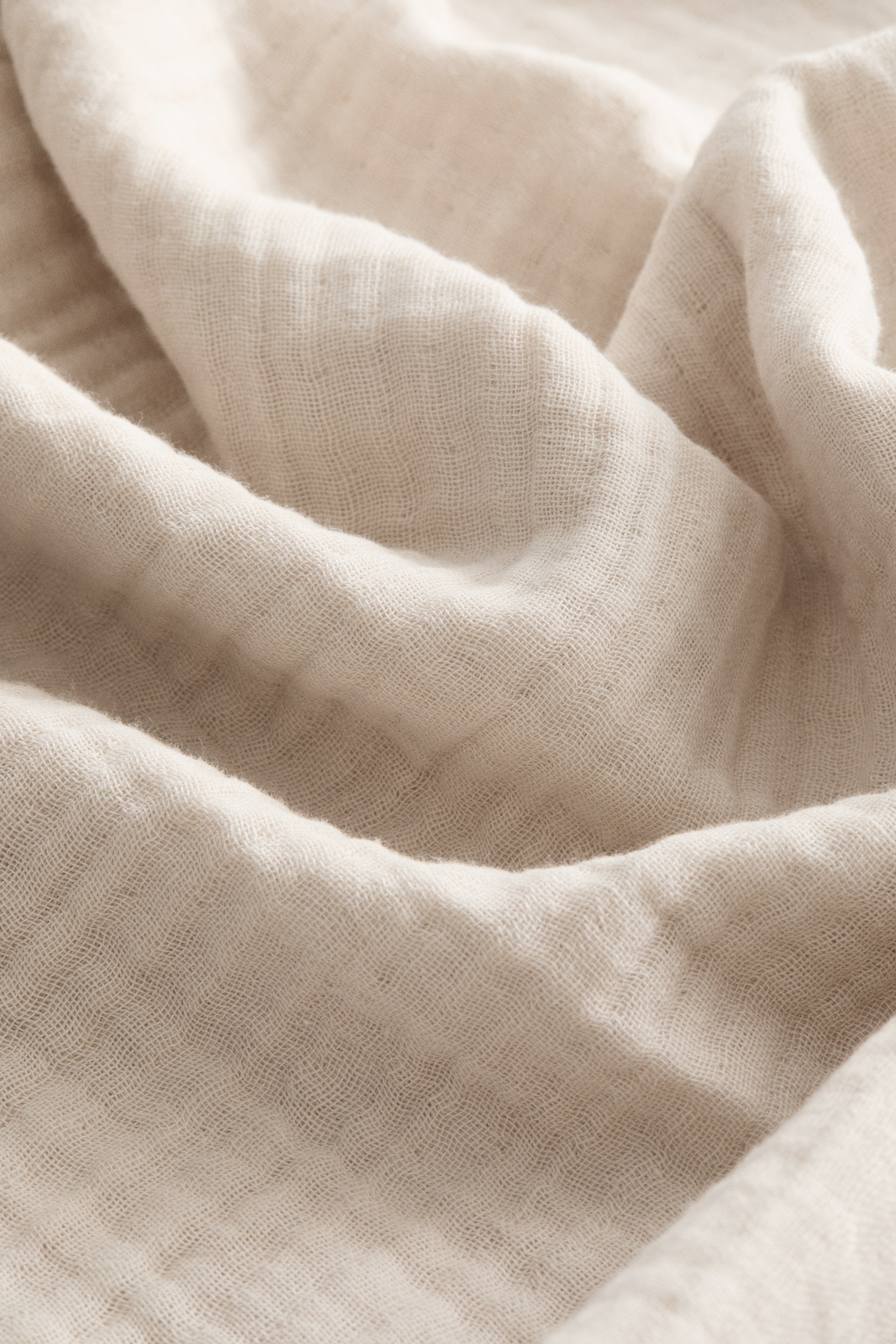 2-Pack Cotton Muslin Pillowcases