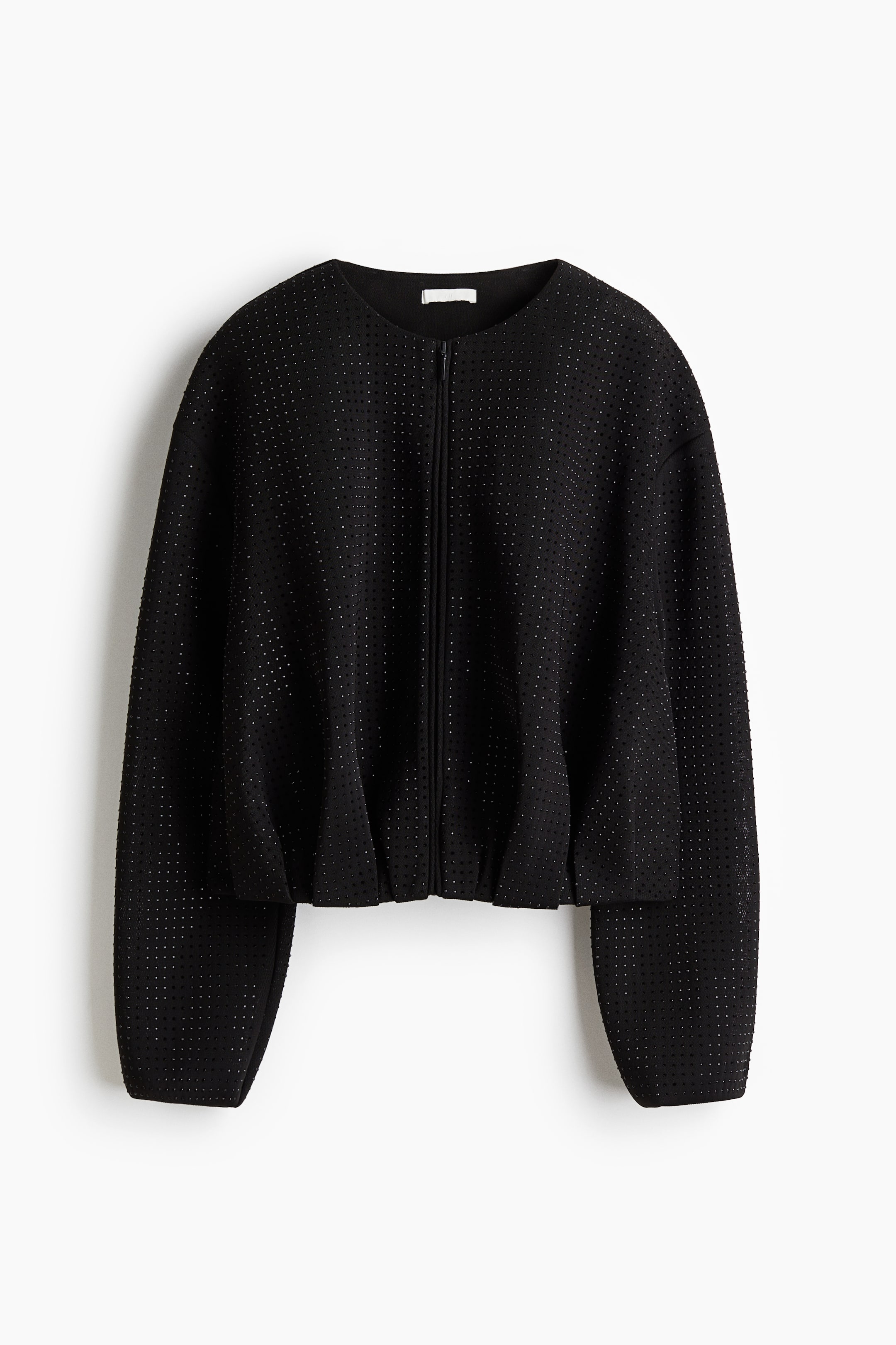 Nagyobb kép megtekintése: Strasszkövekkel díszített bomberdzseki - Fekete - NŐI | H&M HU 4
