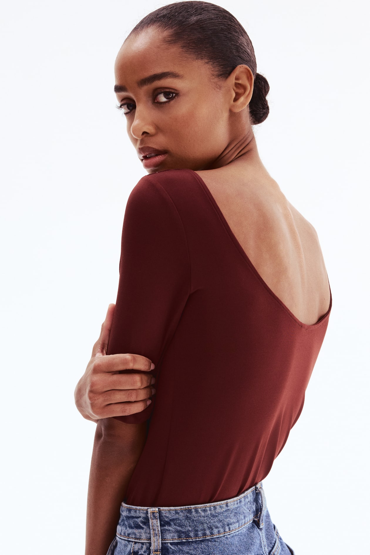 Ballerina-Neckline Top - image 4