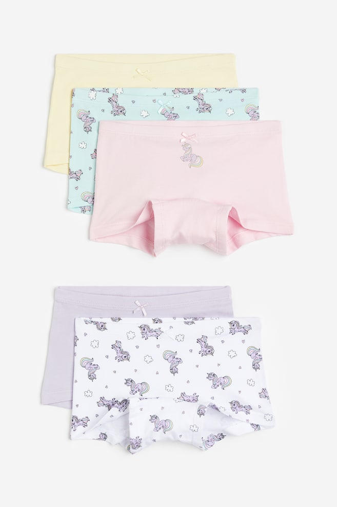 Kids Children Girls Underwear Cute Print Briefs Shorts Pants Cotton  Underwear Trunks 3PCS Baby (Pink, 18-24 Months)