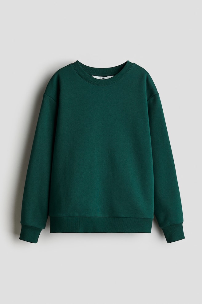 Sweatshirt - Dark green/Dark beige marl/Dark blue/Black/Red/Grey - 1