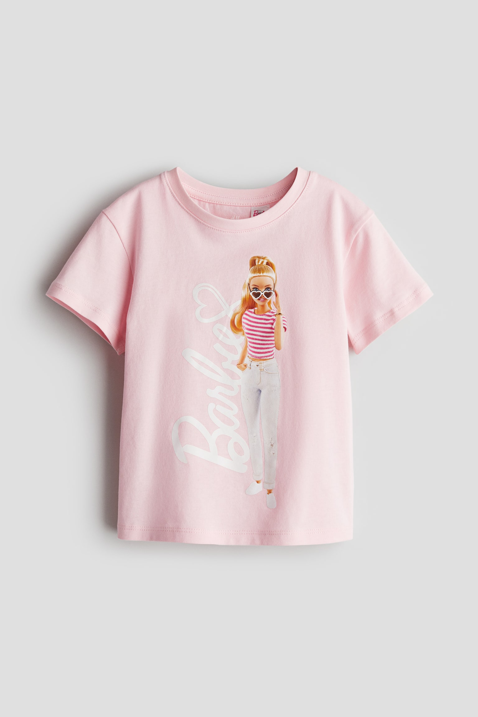 Printed T-shirt - Light pink/Barbie/White/SmileyWorld®/Light pink/SmileyWorld®/Light pink/Barbie - 1