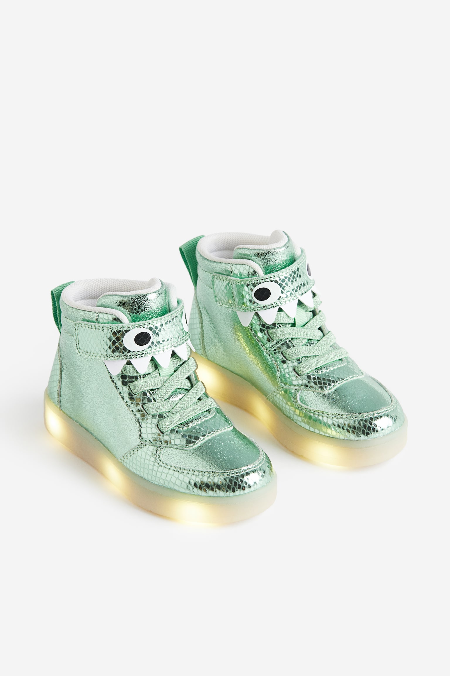 Flashing hi-tops - Green - 1