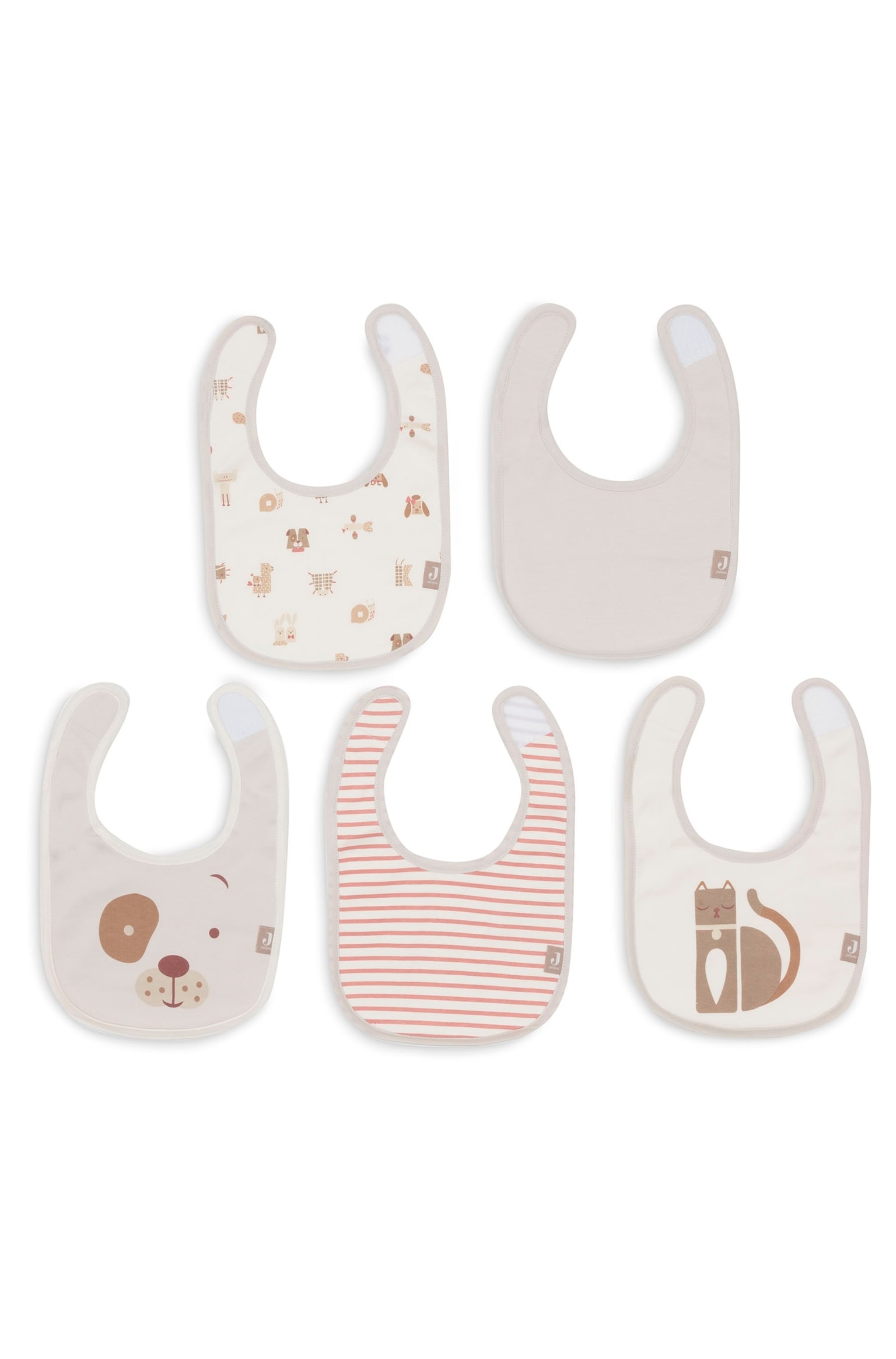 Bib Waterproof With Sleeves - 5 Pack - Animal Friends/Miffy Heads/Tiny Park/Flower Fairies - 3
