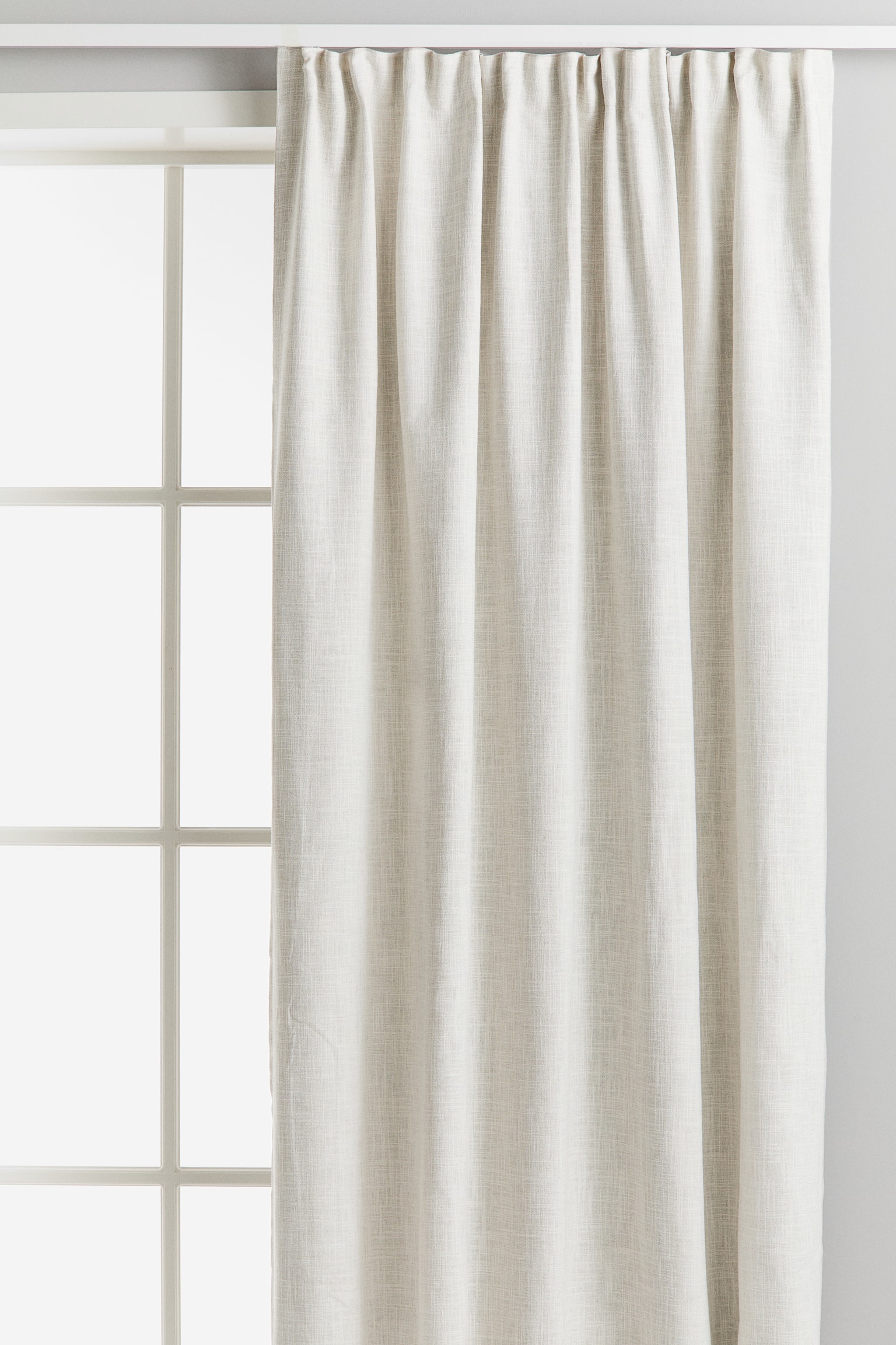 2-pack blackout curtain lengths - White