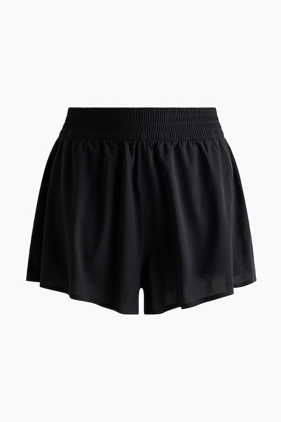 Женские шорты H&M Layered Sports Shorts with Pocket