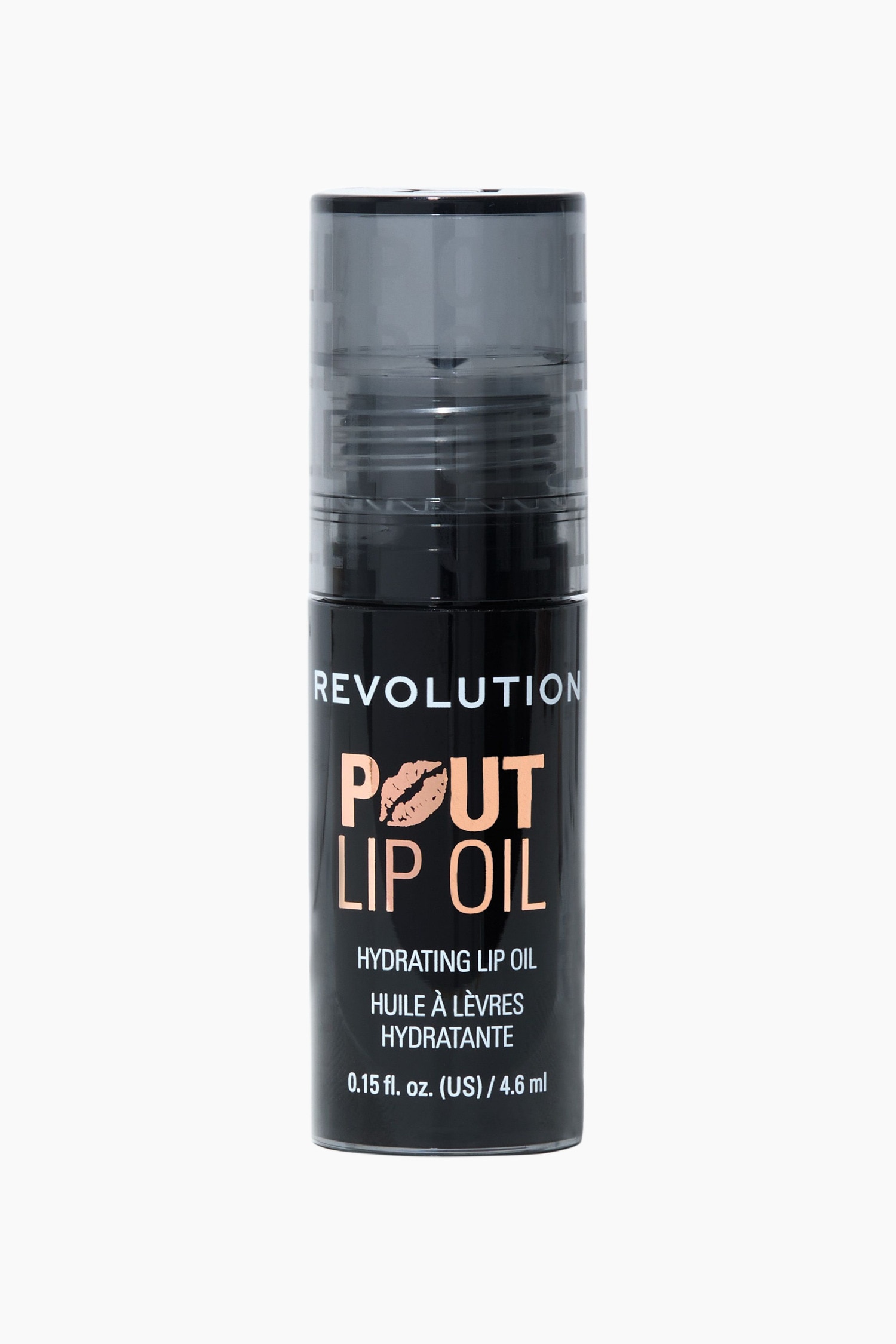 Revolution - Pout Lip Oil - Midnight Svart