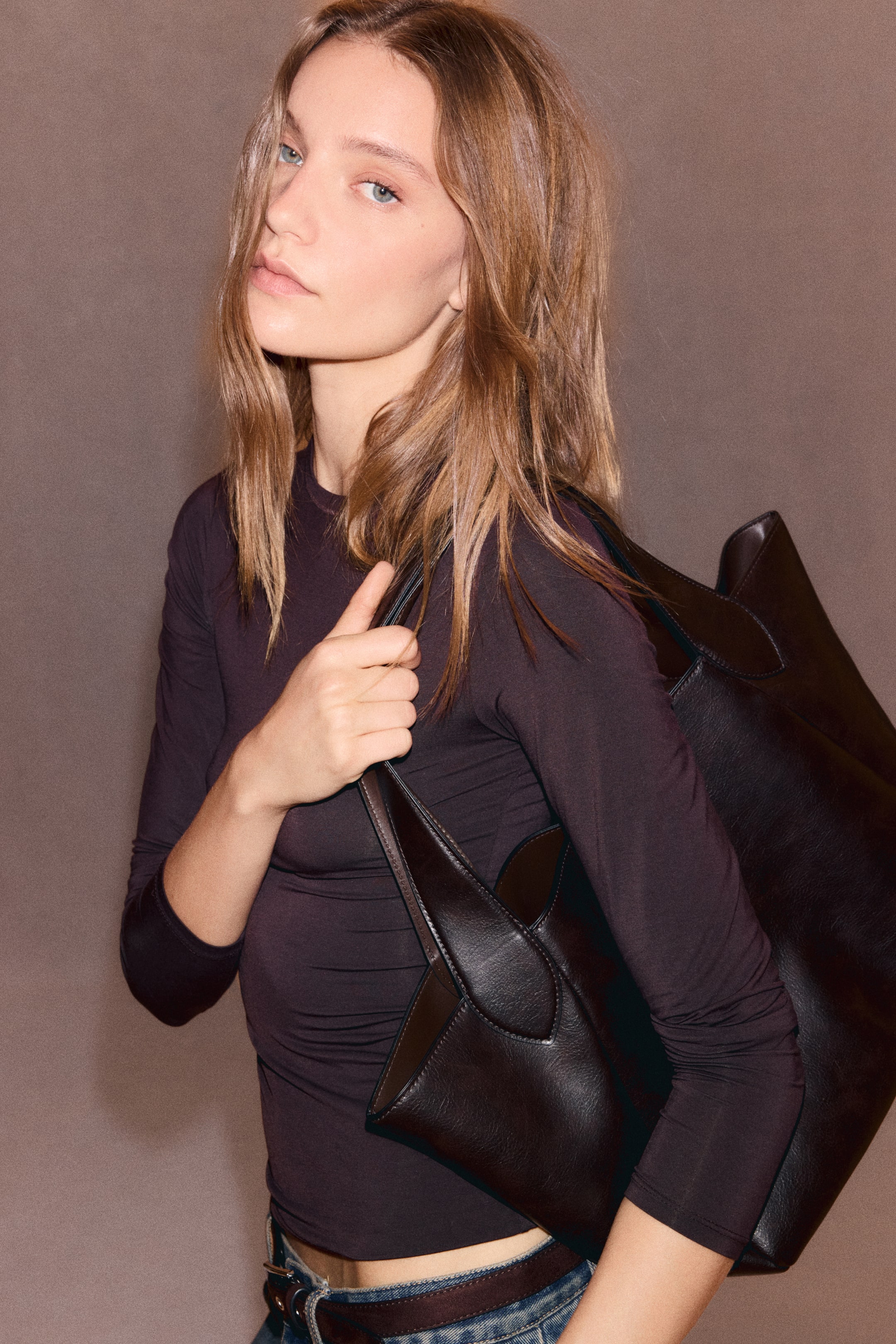 Long-Sleeved Modal Top