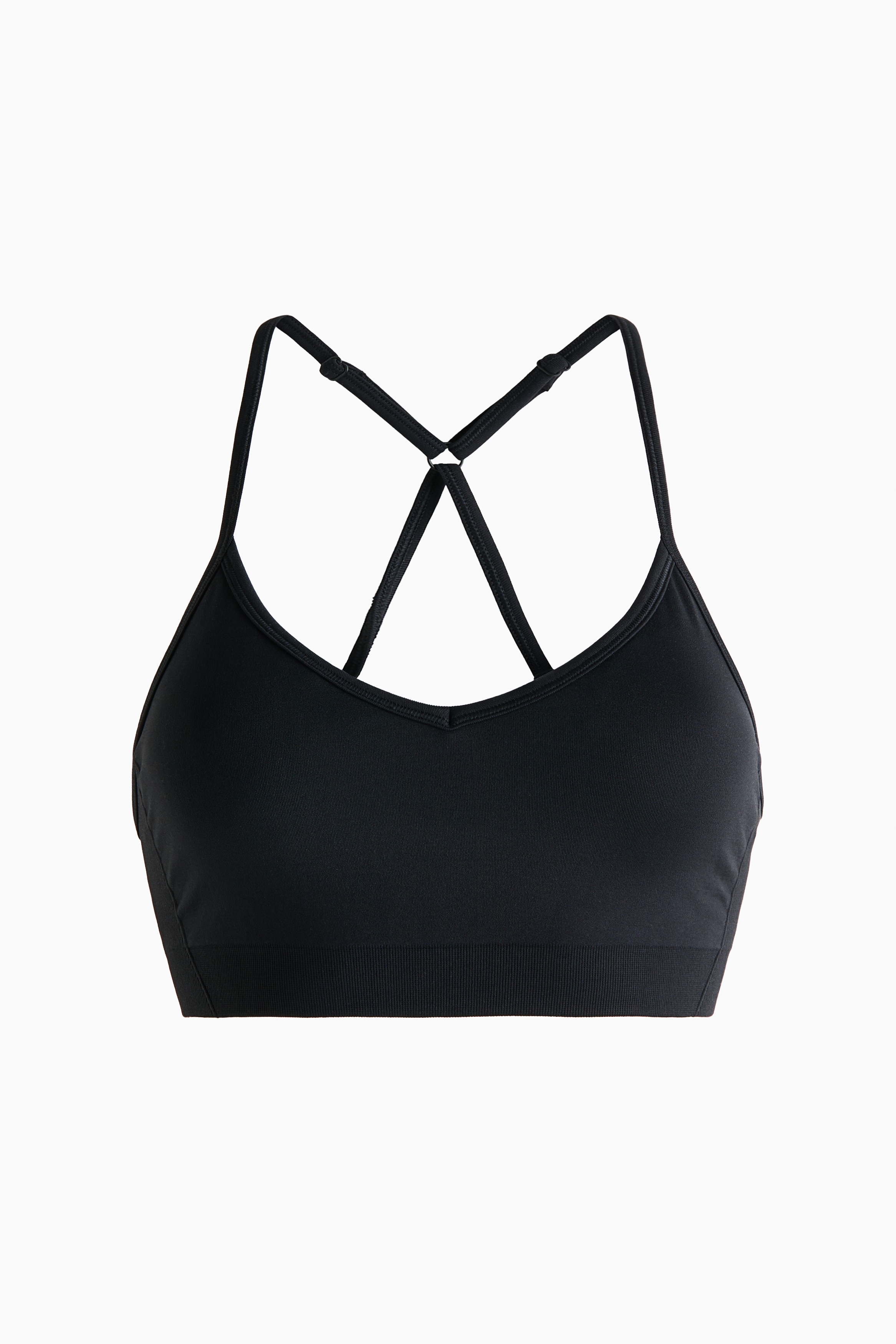 Športová podprsenka Medium Seamless DryMove™ - Čierna/Kobaltová