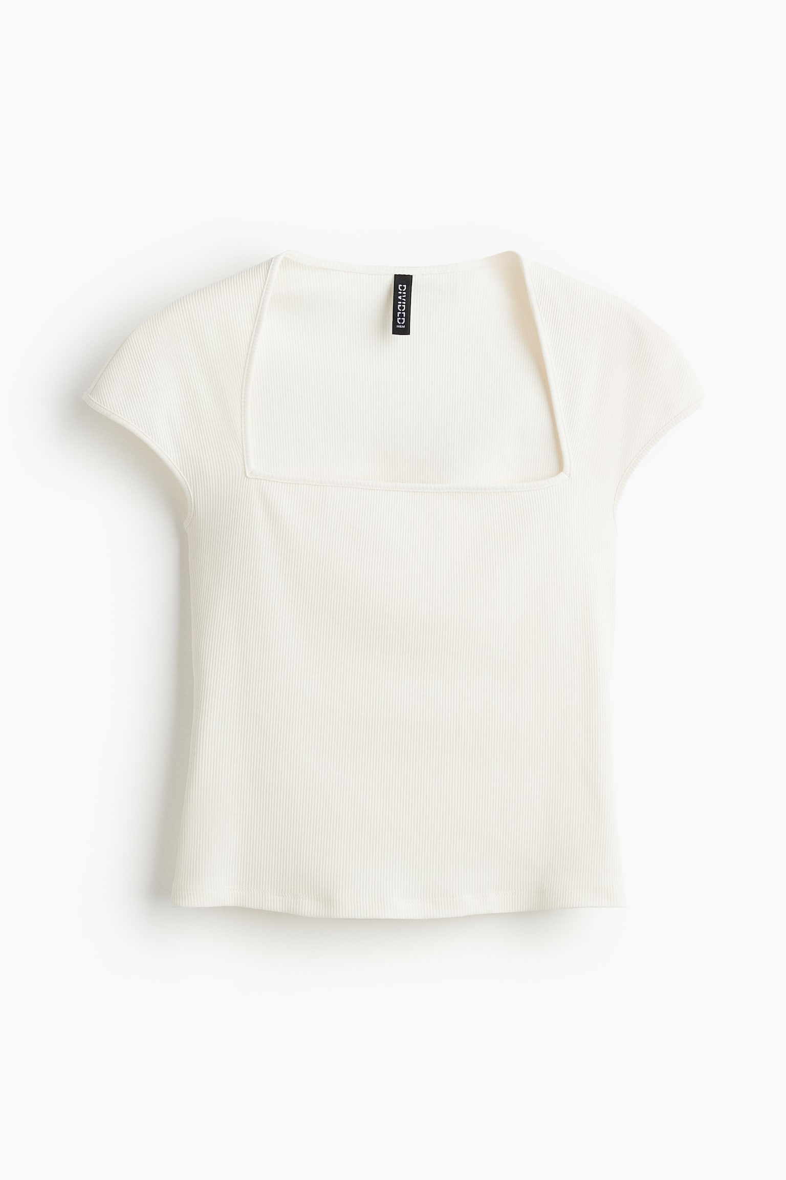 Top à mancherons - Crème/Blanc/pois/Gris/Gris foncé/délavé/Blanc/Rose clair - 1