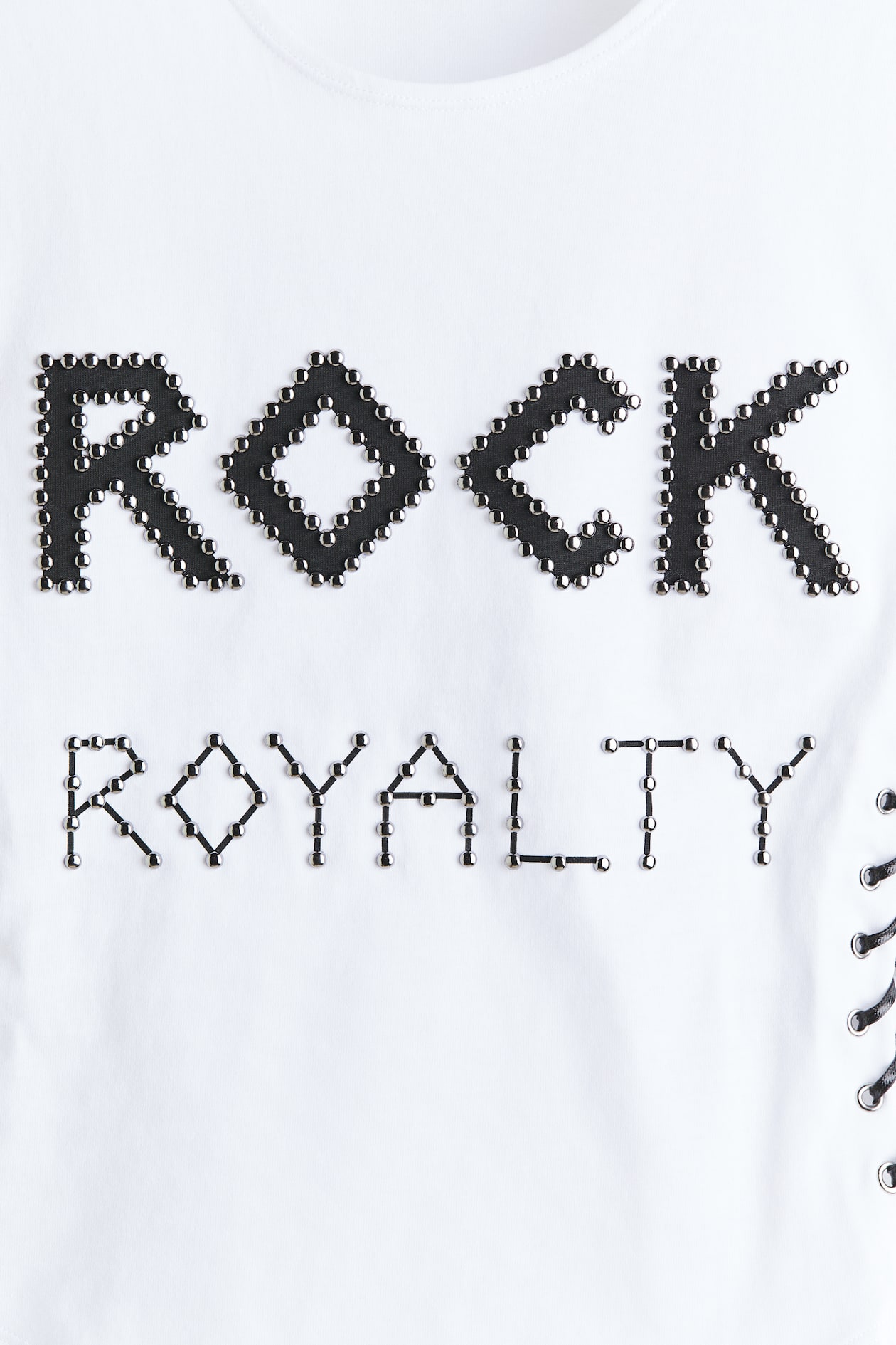Lace-Up Studded Top - image 3