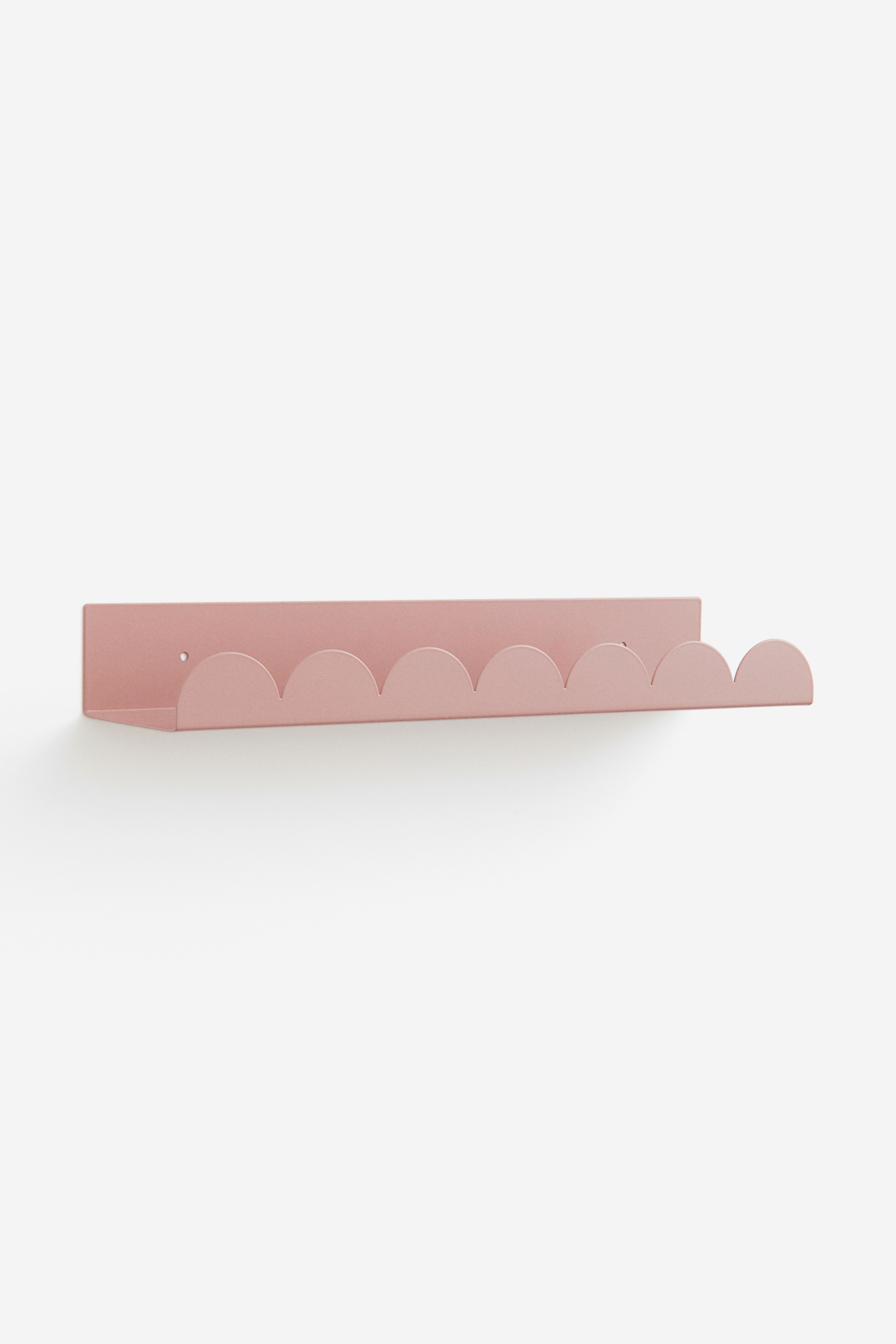 Store Design Letters NWT Pink Metal Wall Shelf