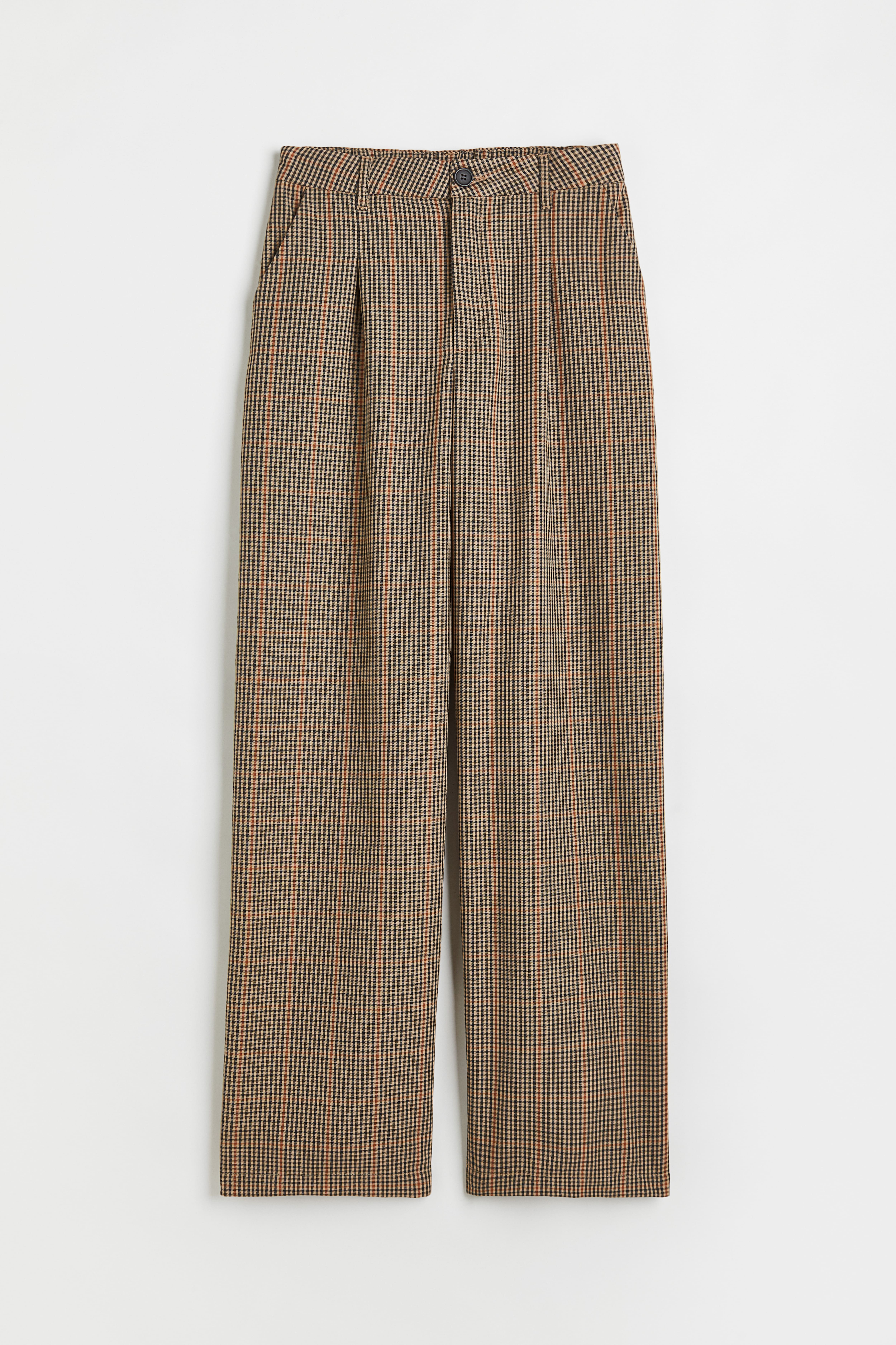 H and m plaid pants hotsell