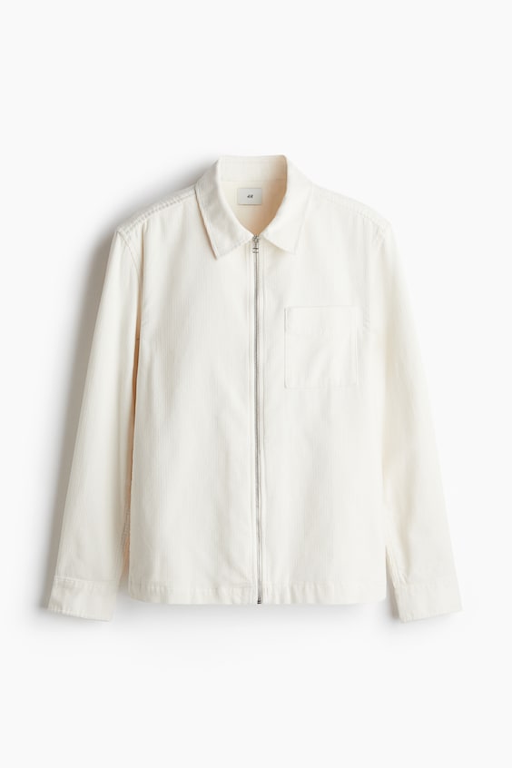 Мужские топы H&M Regular Fit Corduroy Overshirt