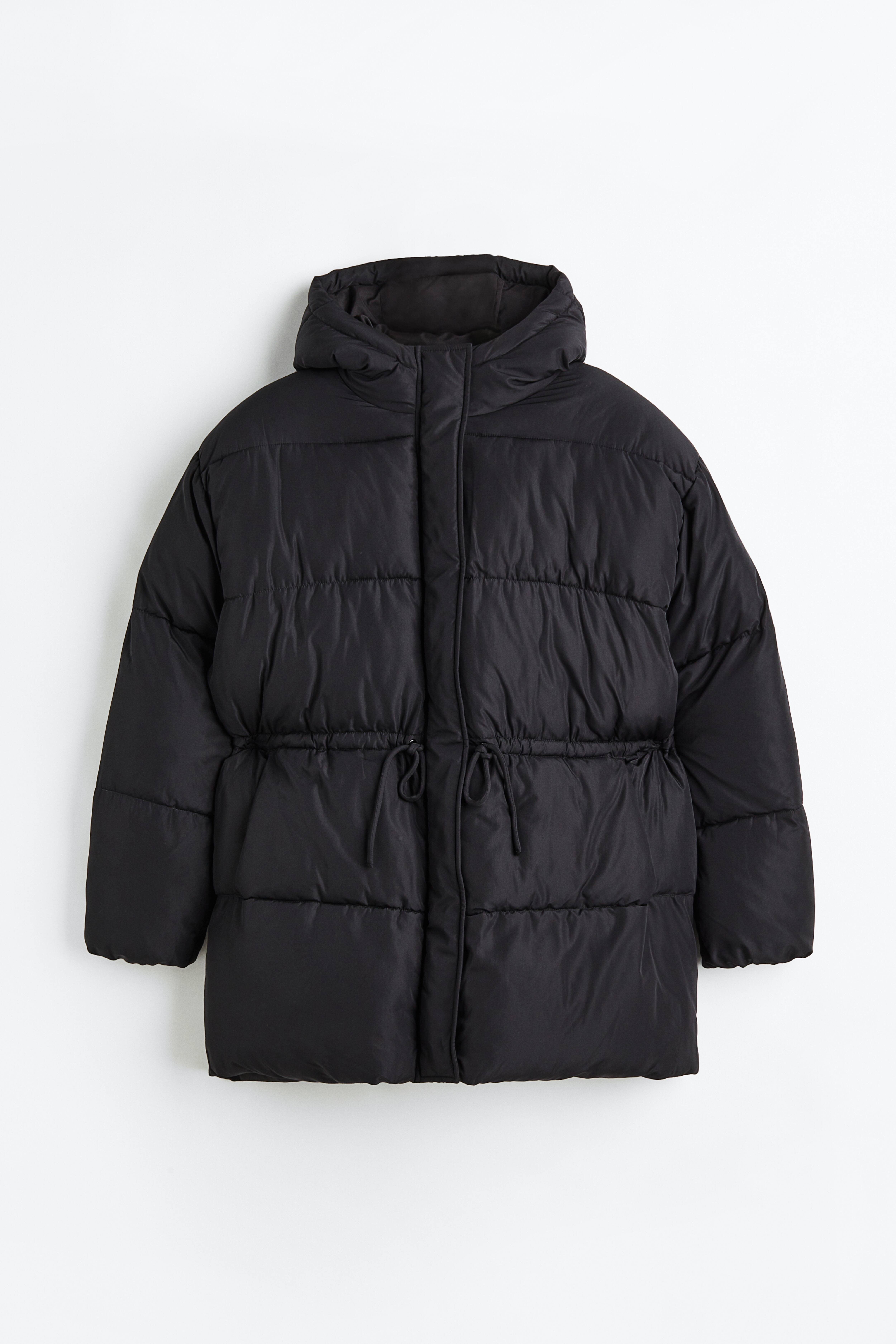 Black puffer jacket fashion h&m