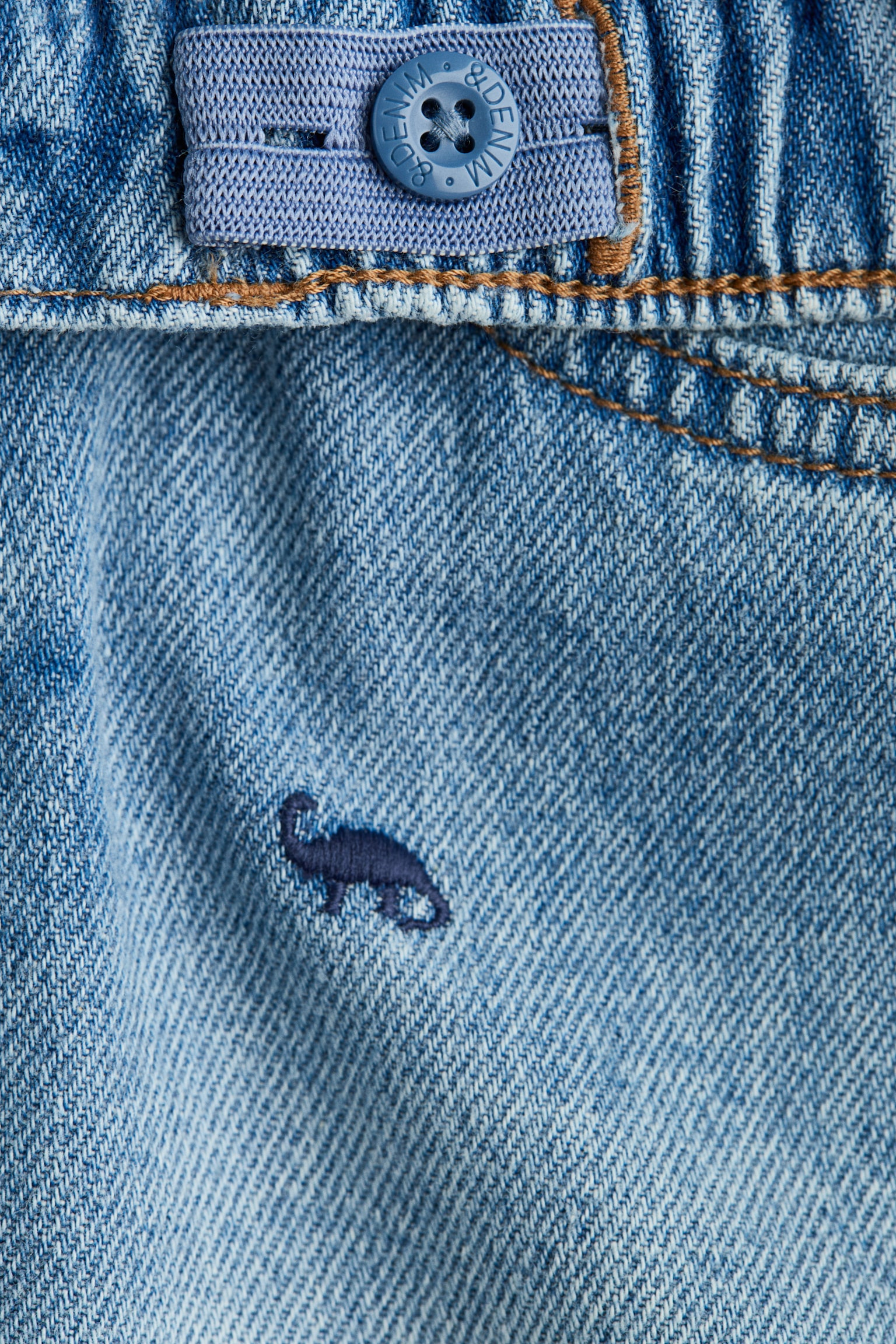 Loose Fit Jeans - Light denim blue/Dinosaurs - 3