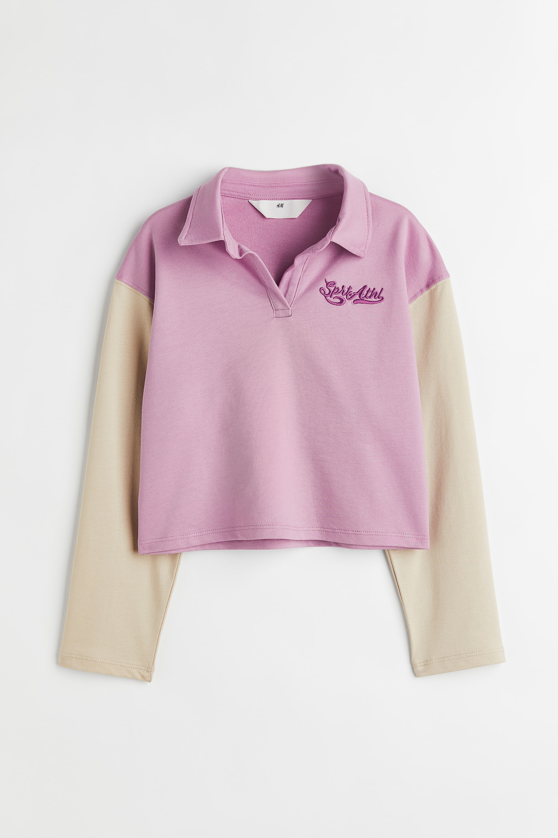View larger image: Cotton rugby shirt - Light purple/Sprt Athl - Kids | H&M IN 1