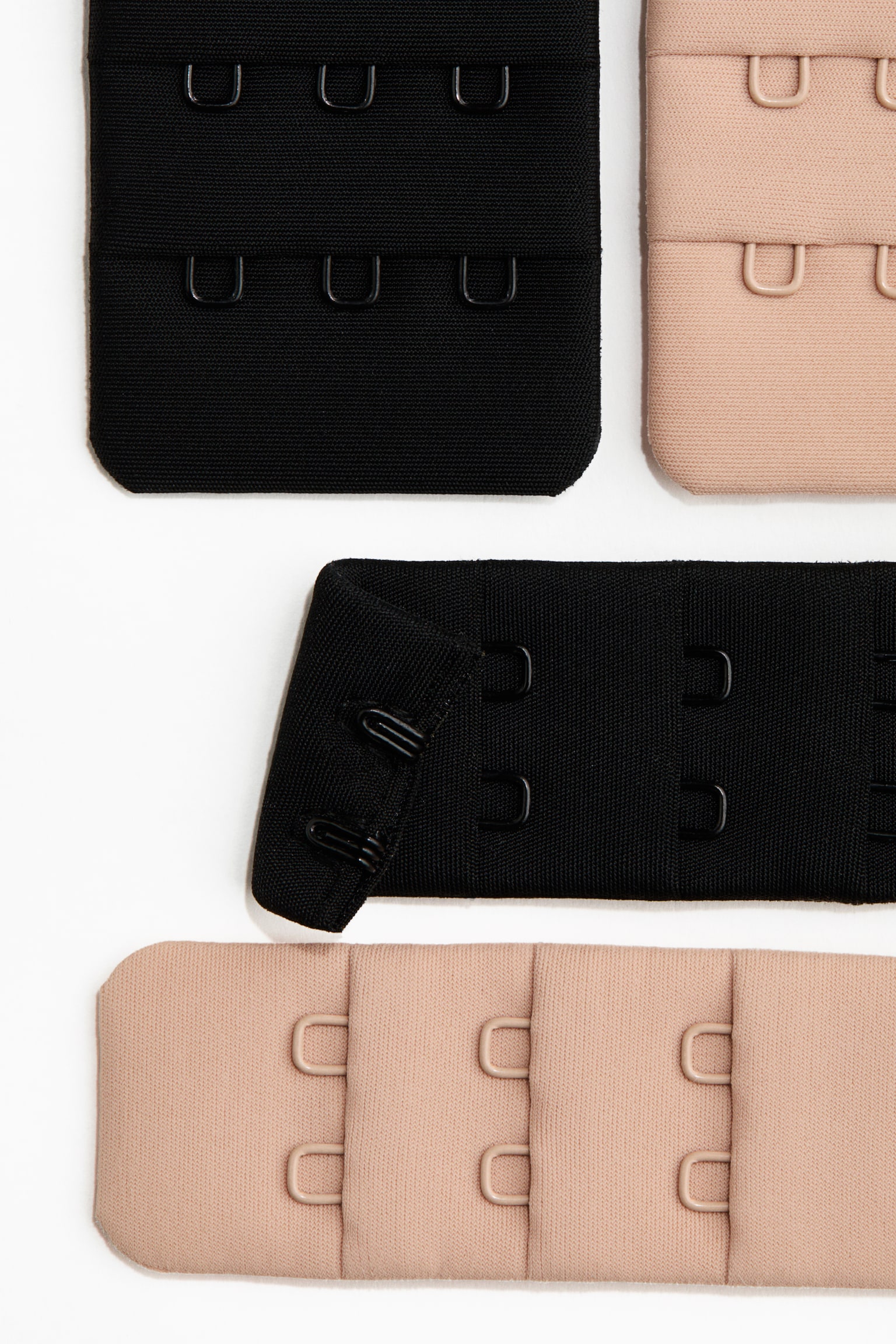 4'lü Sütyen Genişletici - Siyah/Açık bej - 2