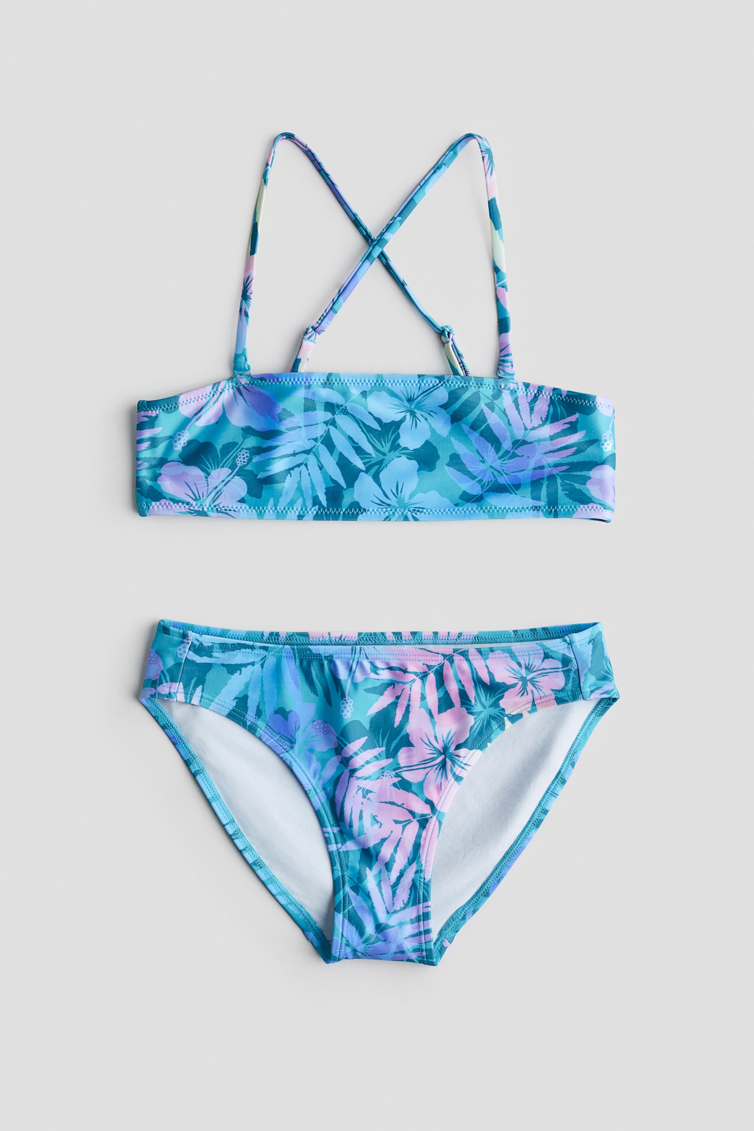 Bikini - Dark turquoise/Floral/Black - 1