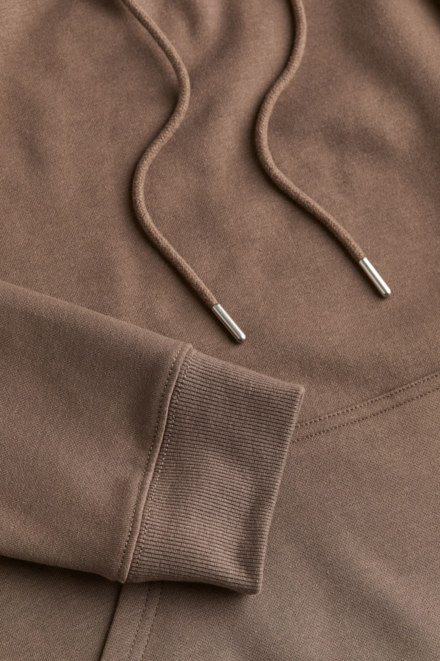 Áo chui đầu có mũ - Màu be đậm/Màu đen - 2