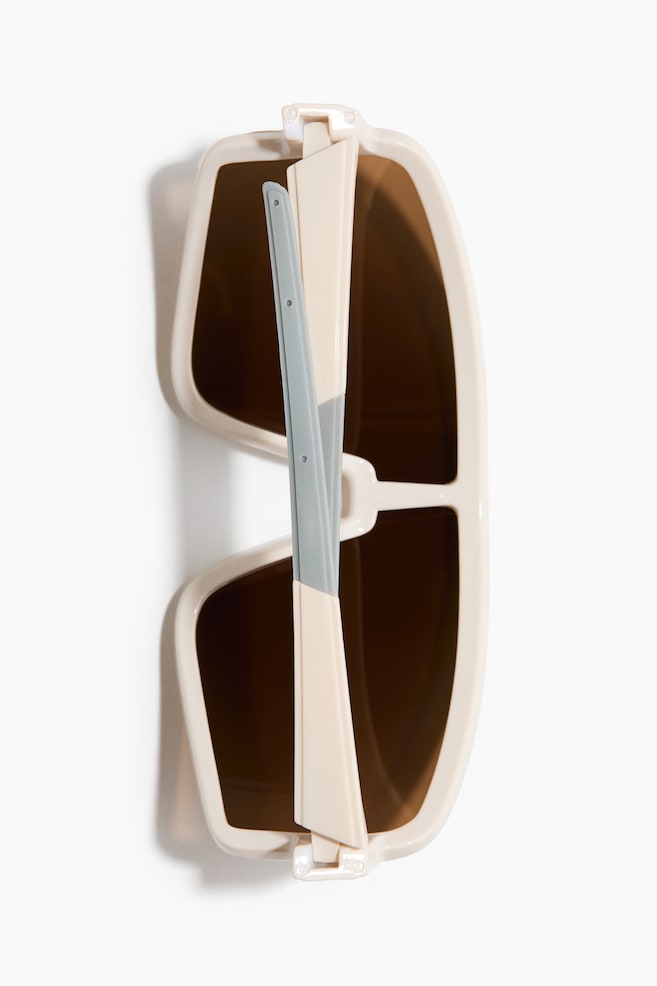 Lentes de sol Shield - Blanco/Café - 2