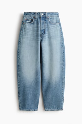 Barrel High Waist Ankle Jeans