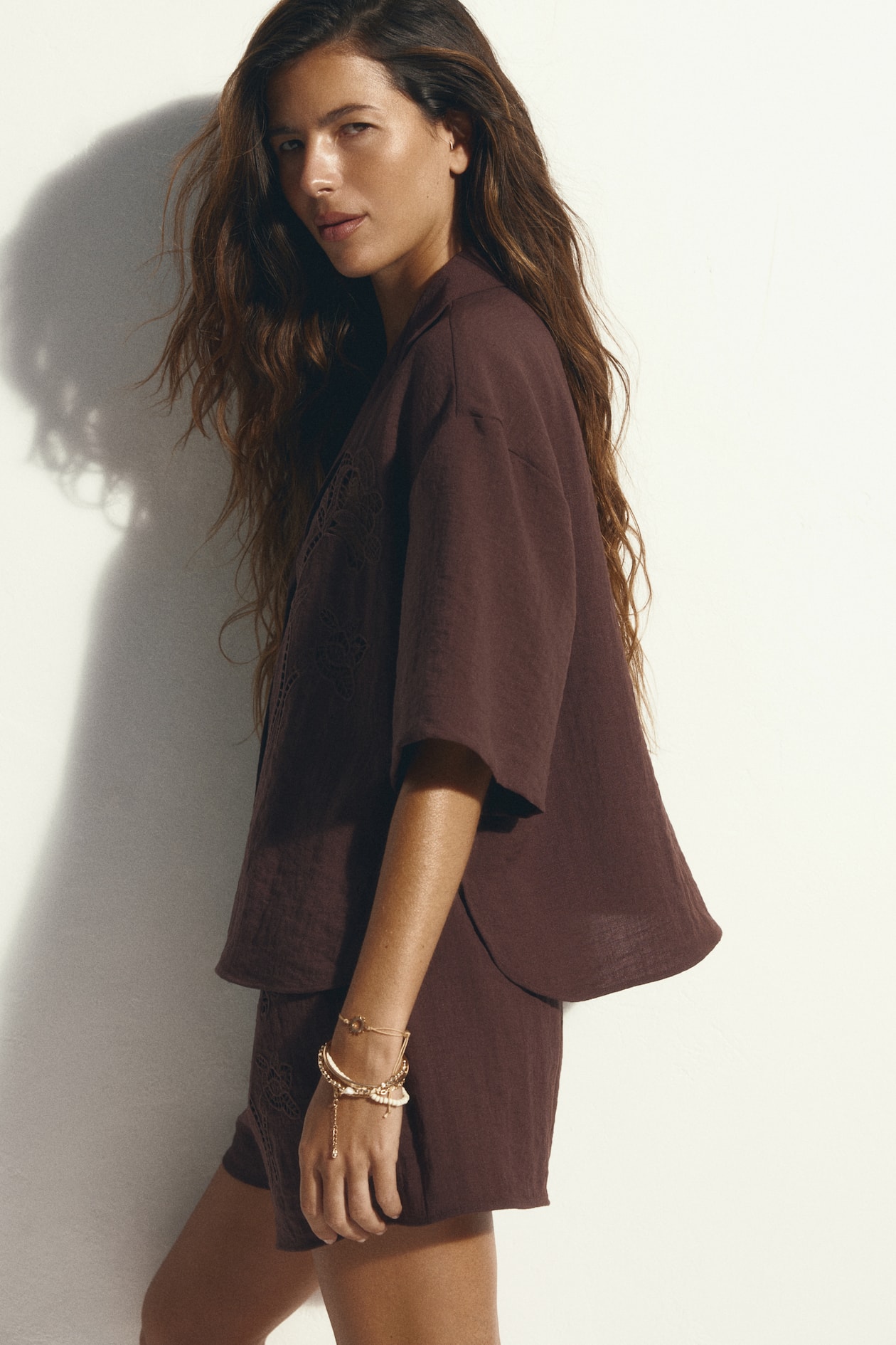 Eyelet Embroidered Shirt - image 4