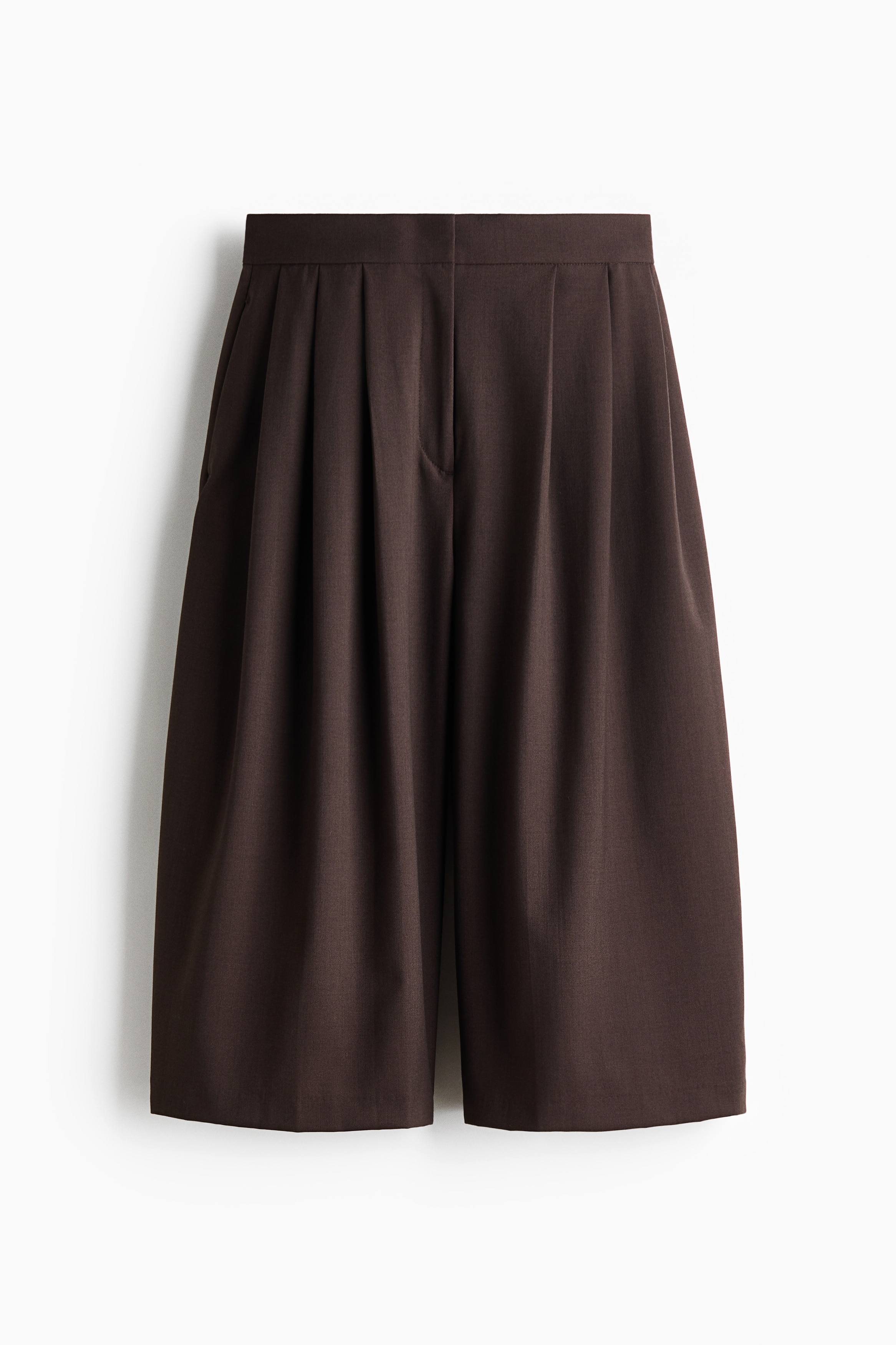 Wide culottes - Dark brown